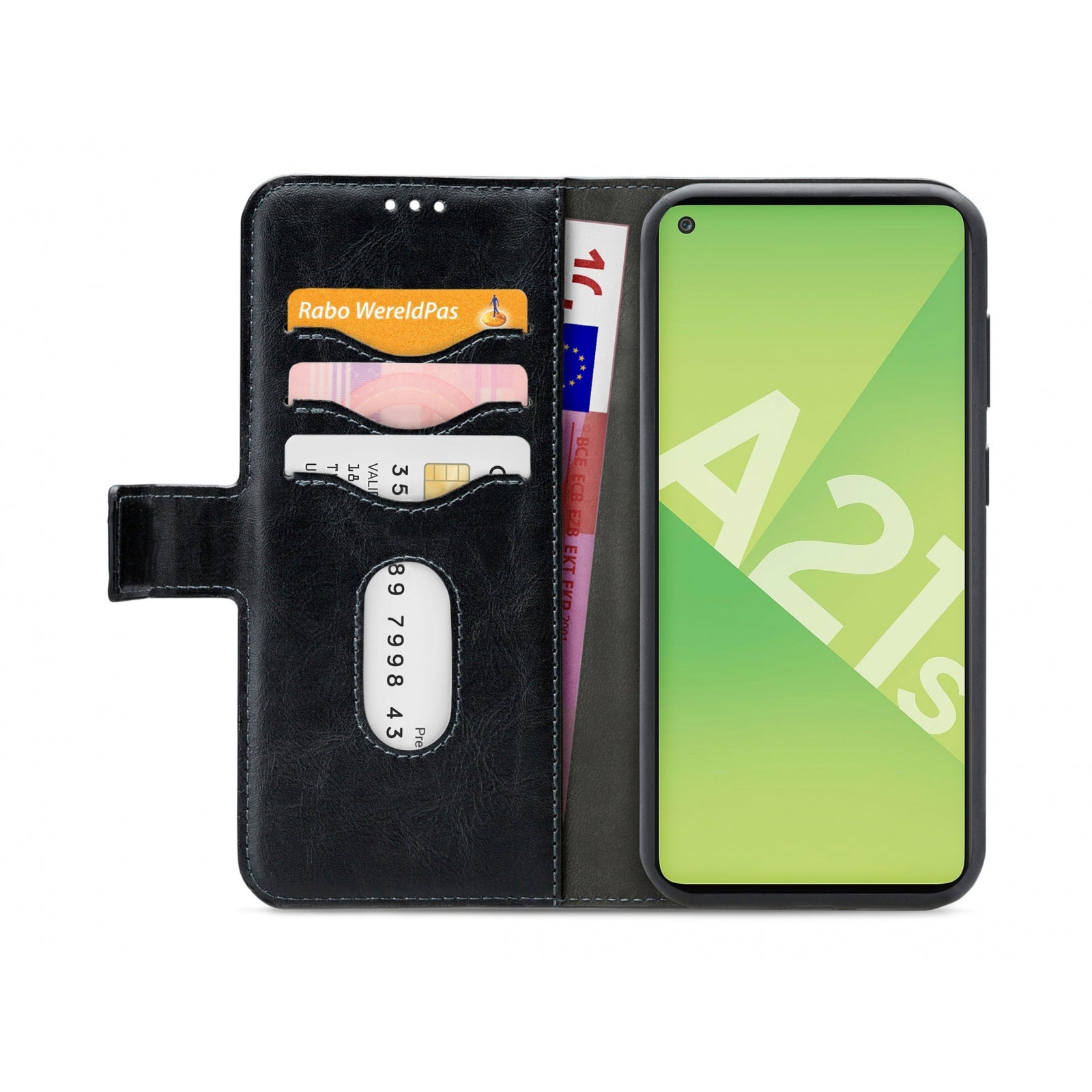 Mobilize 2in1 Gelly Wallet Case Samsung Galaxy A21s Black