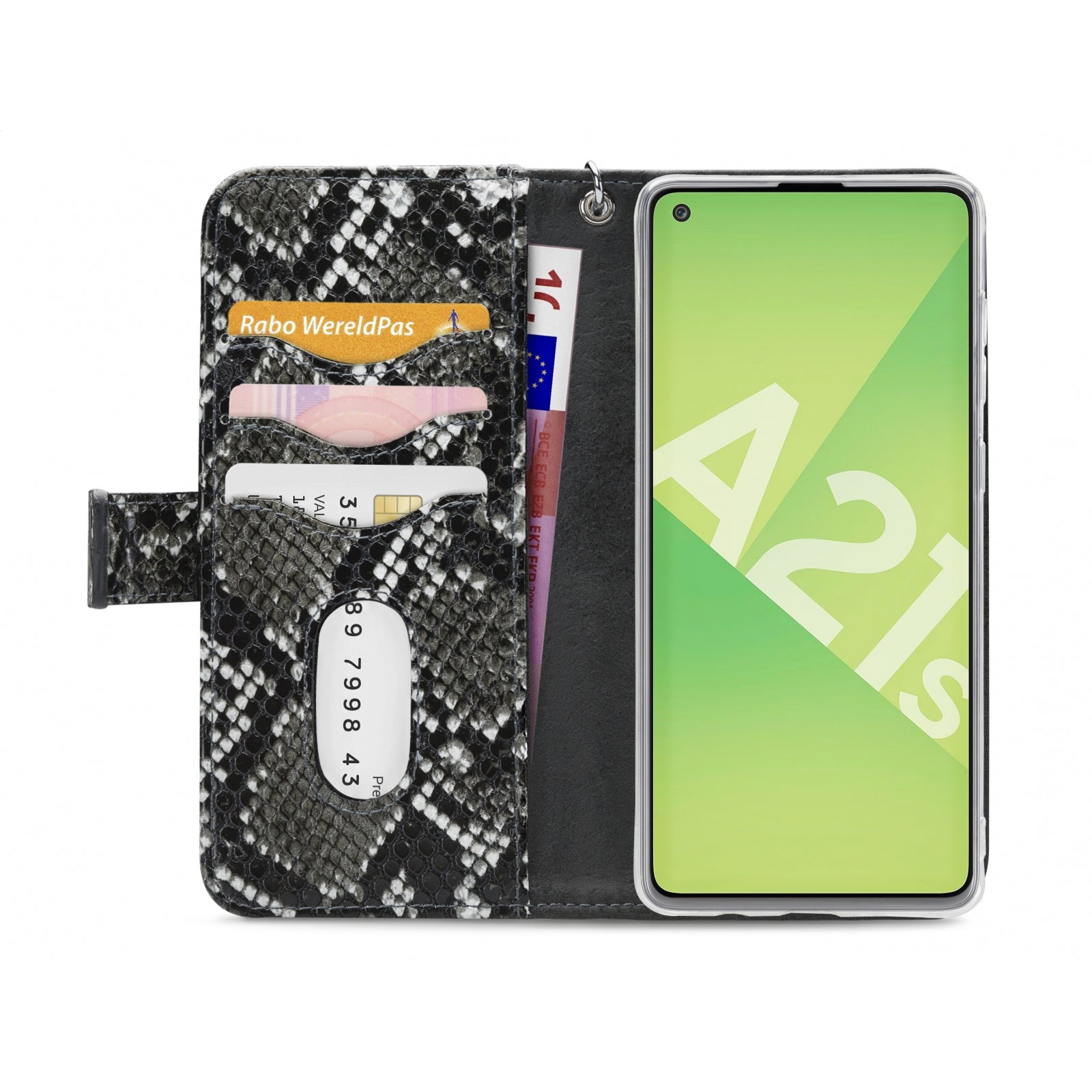 Mobilize 2in1 Gelly Zipper Case Samsung Galaxy A21s Black/Snake