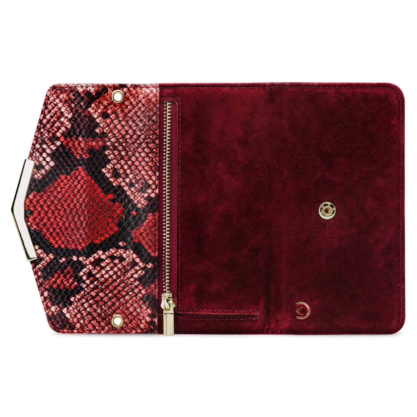 Mobilize 2in1 Gelly Velvet Clutch for Samsung Galaxy A21s Red Snake