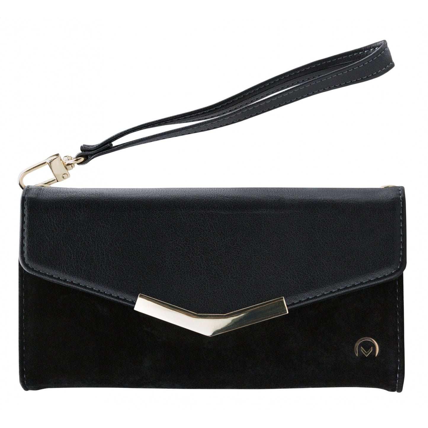 Mobilize 2in1 Gelly Velvet Clutch for Apple iPhone 12/12 Pro Deep Black