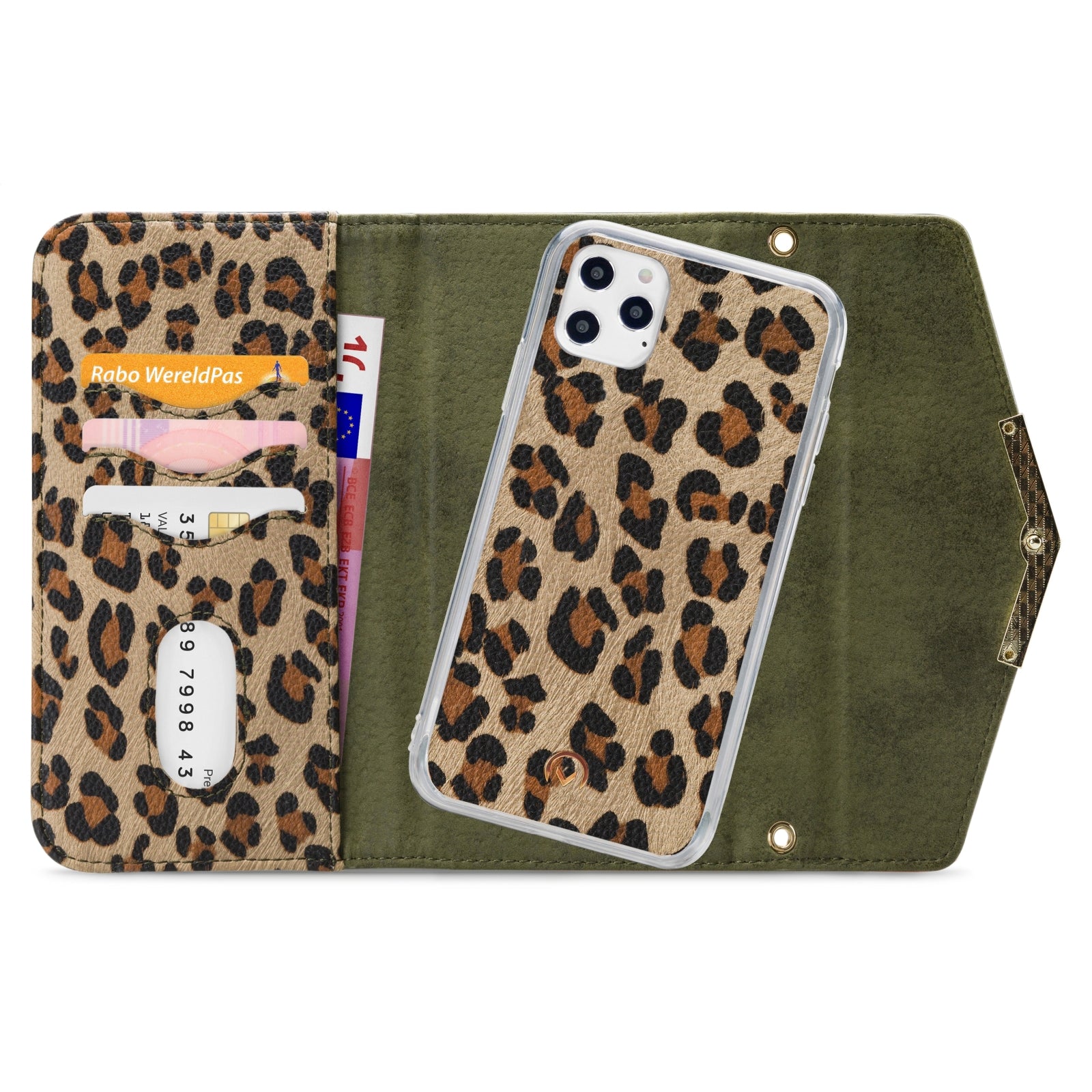Mobilize 2in1 Gelly Clutch for Apple iPhone 12 Pro Max Green Leopard