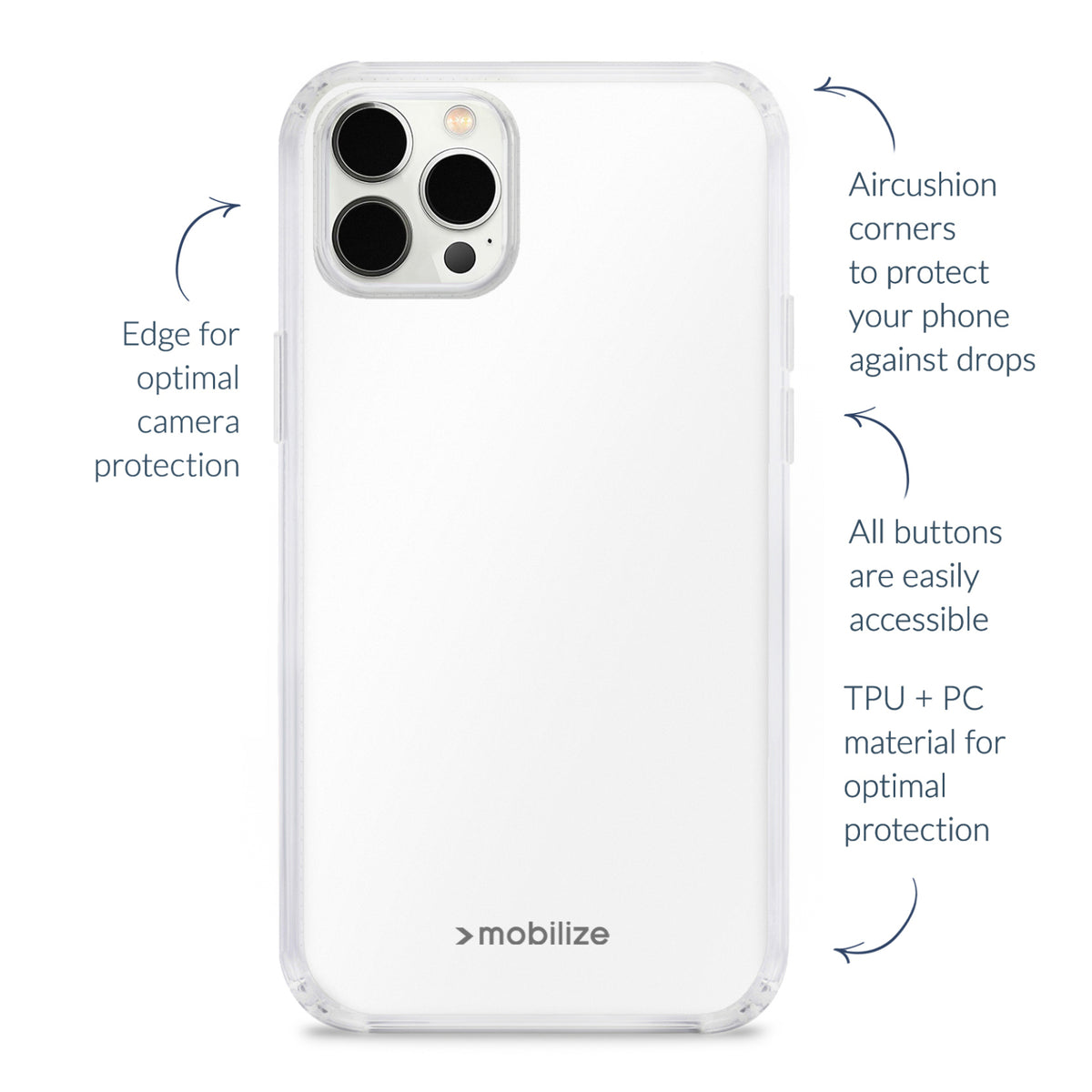 Mobilize Naked Protection Case Apple iPhone 12 Mini Clear