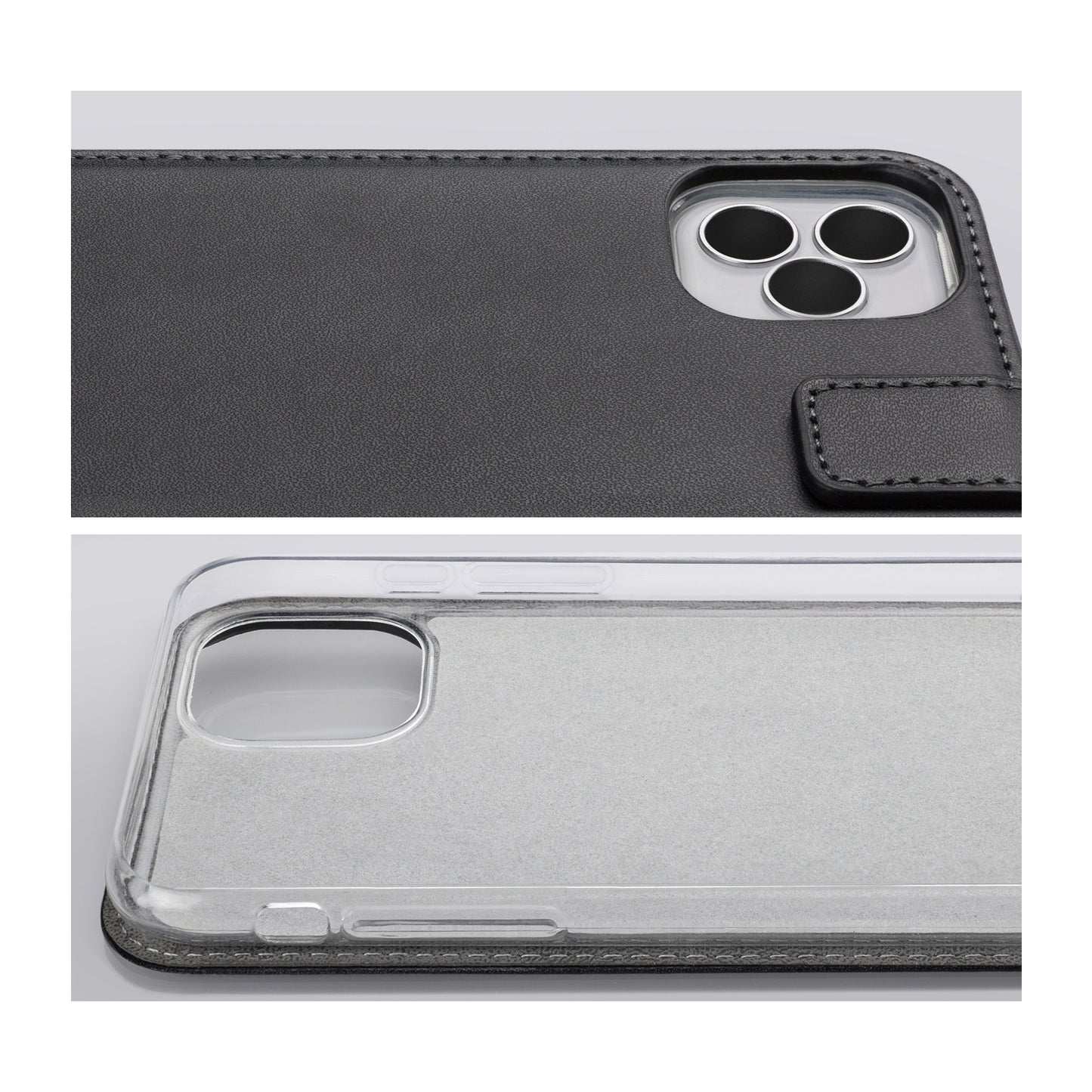 Mobilize Classic Gelly Flip Case Apple iPhone 12/12 Pro Black