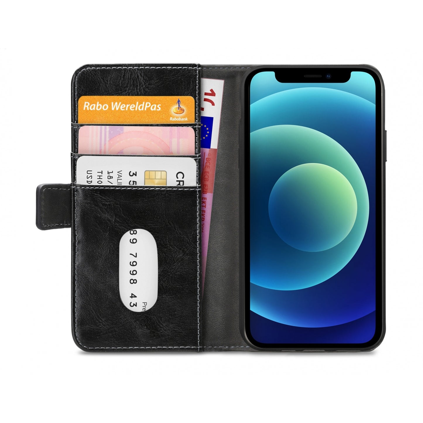 Mobilize Elite Gelly Wallet Book Case Apple iPhone 12 Mini Black