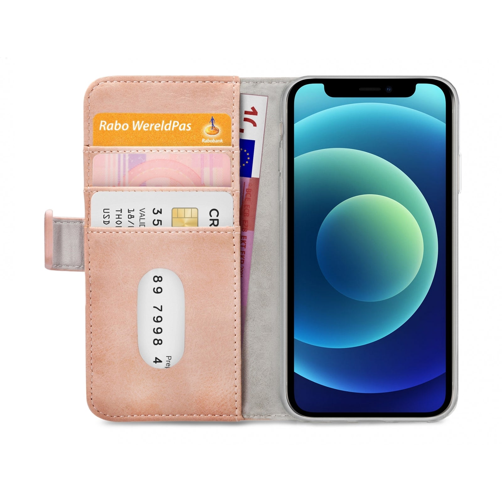 Mobilize Elite Gelly Wallet Book Case Apple iPhone 12 Mini Soft Pink