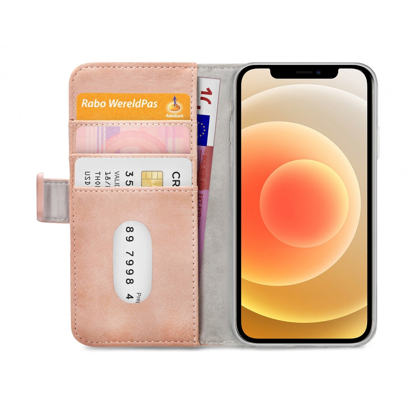 Mobilize Elite Gelly Wallet Book Case Apple iPhone 12/12 Pro Soft Pink