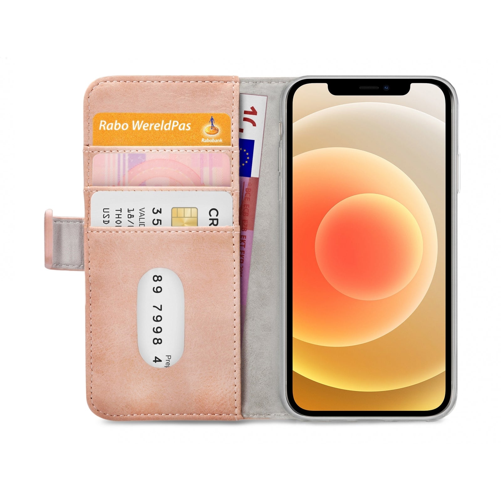 Mobilize Elite Gelly Wallet Book Case Apple iPhone 12/12 Pro Soft Pink