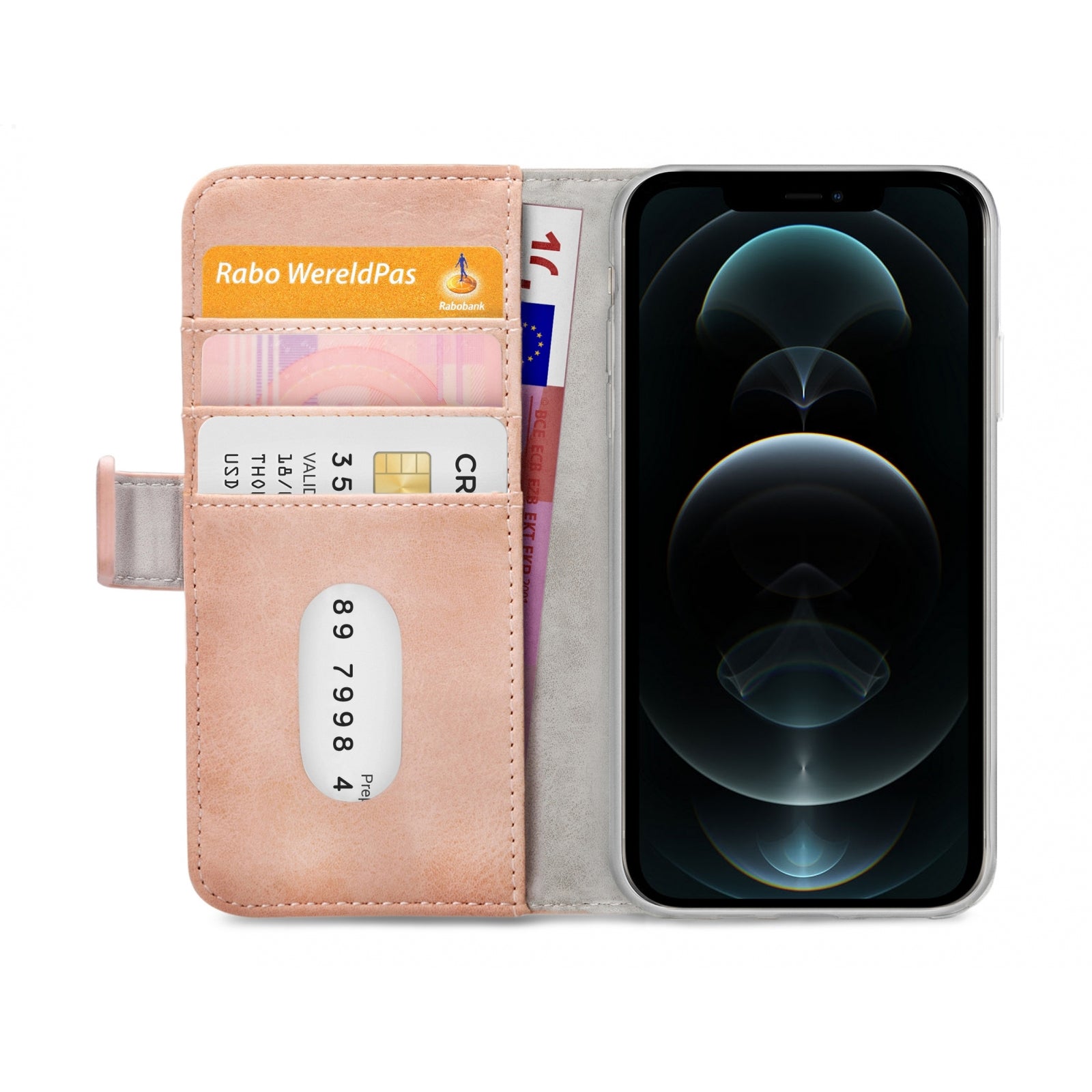 Mobilize Elite Gelly Wallet Book Case Apple iPhone 12 Pro Max Soft Pink