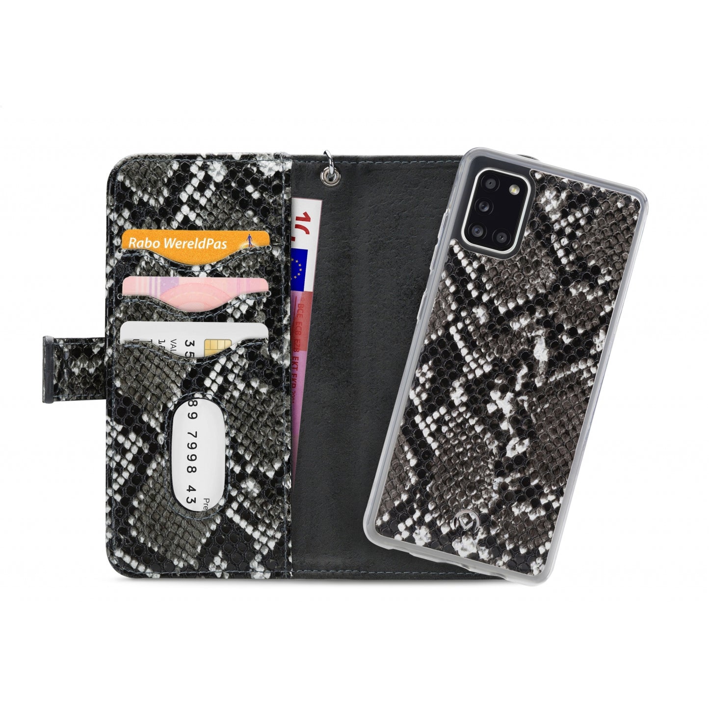 Mobilize 2in1 Gelly Zipper Case Samsung Galaxy A31 Black/Snake