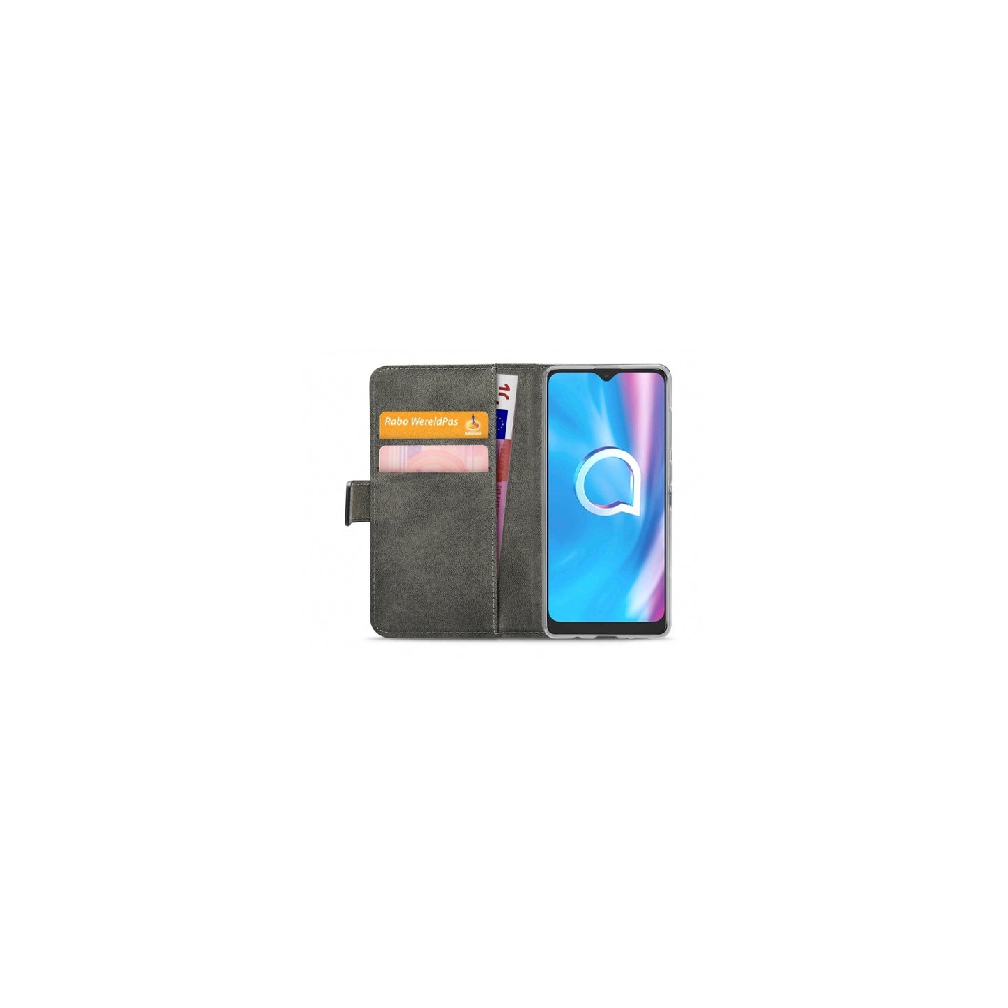 Mobilize Classic Gelly Wallet Book Case Alcatel 1SE (2020) Black
