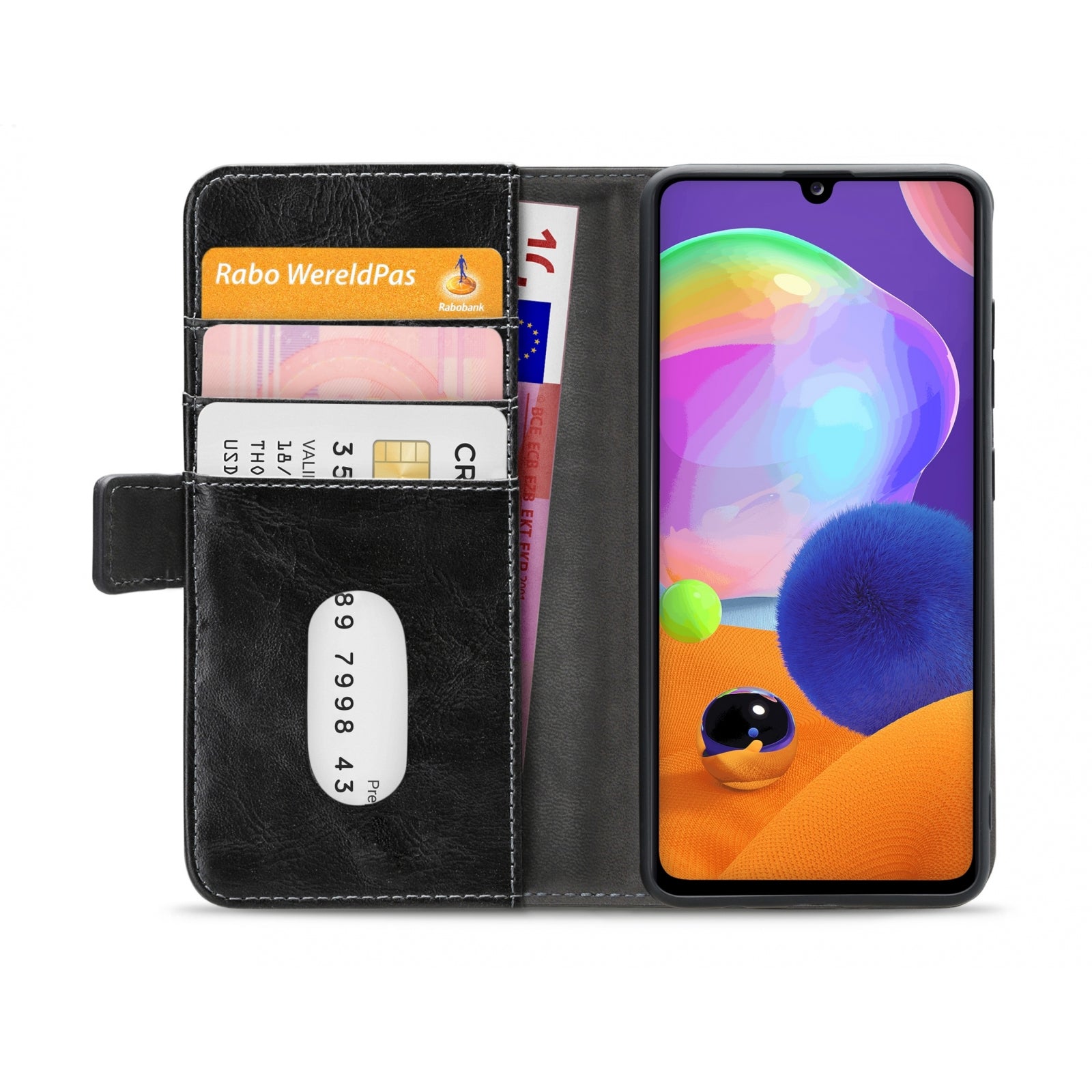 Mobilize Elite Gelly Wallet Book Case Samsung Galaxy A31 Black