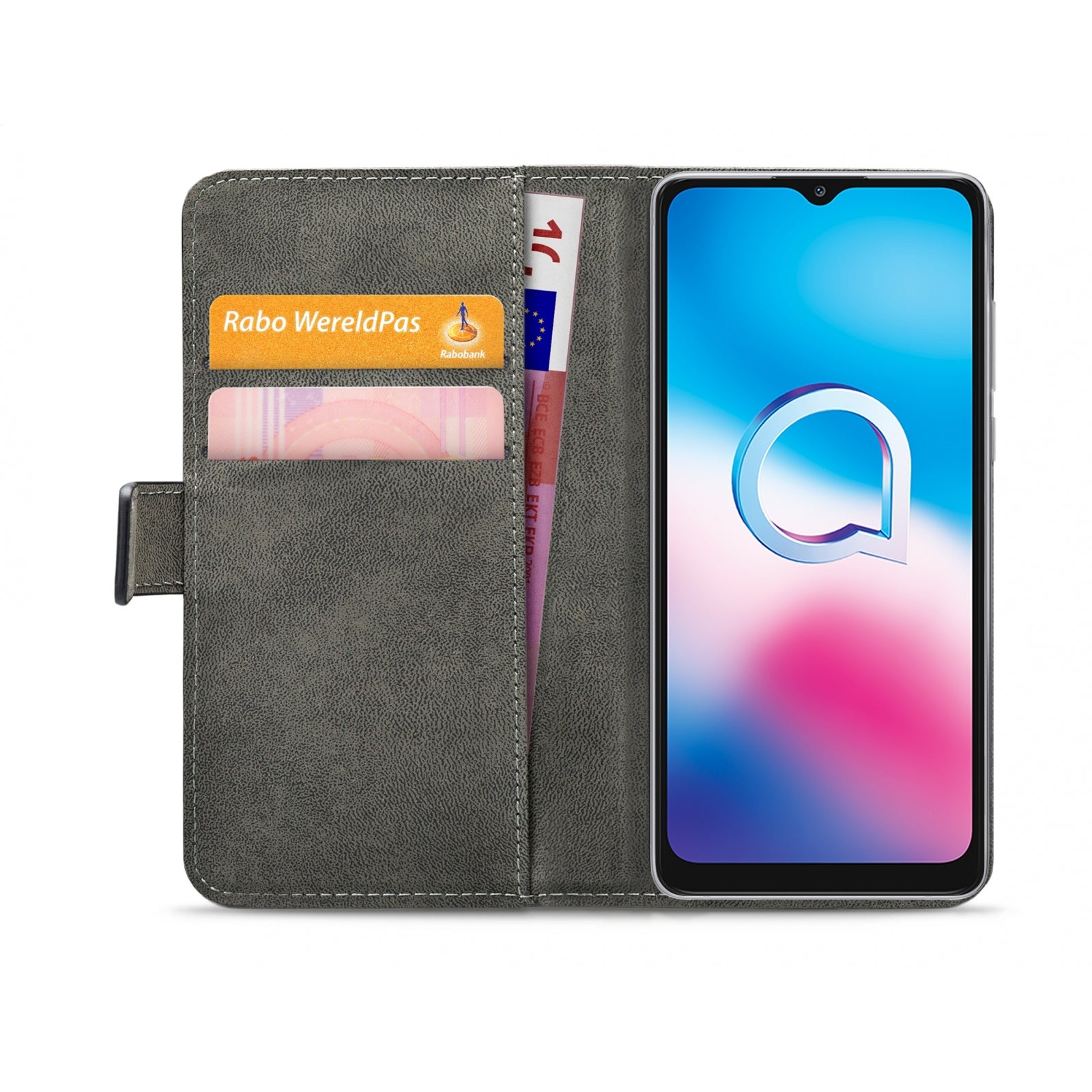 Mobilize Classic Gelly Wallet Book Case Alcatel 3X (2020) Black