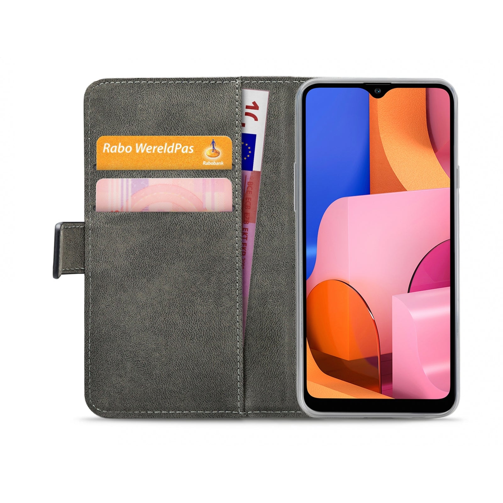 Mobilize Classic Gelly Wallet Book Case Samsung Galaxy A20s Black