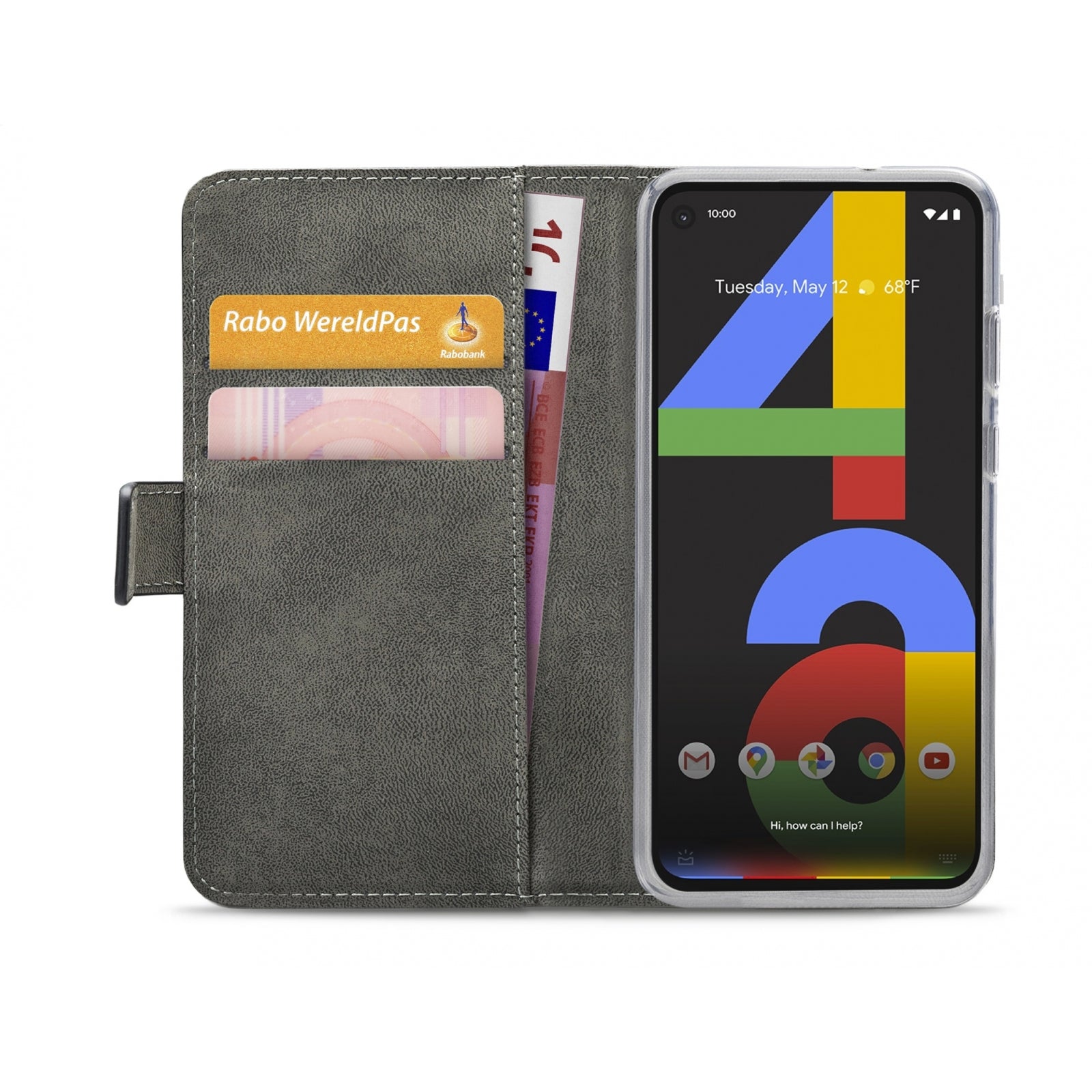 Mobilize Classic Gelly Wallet Book Case Google Pixel 4a 5G Black