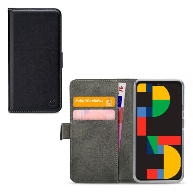 Mobilize Classic Gelly Wallet Book Case Google Pixel 5 Schwarz