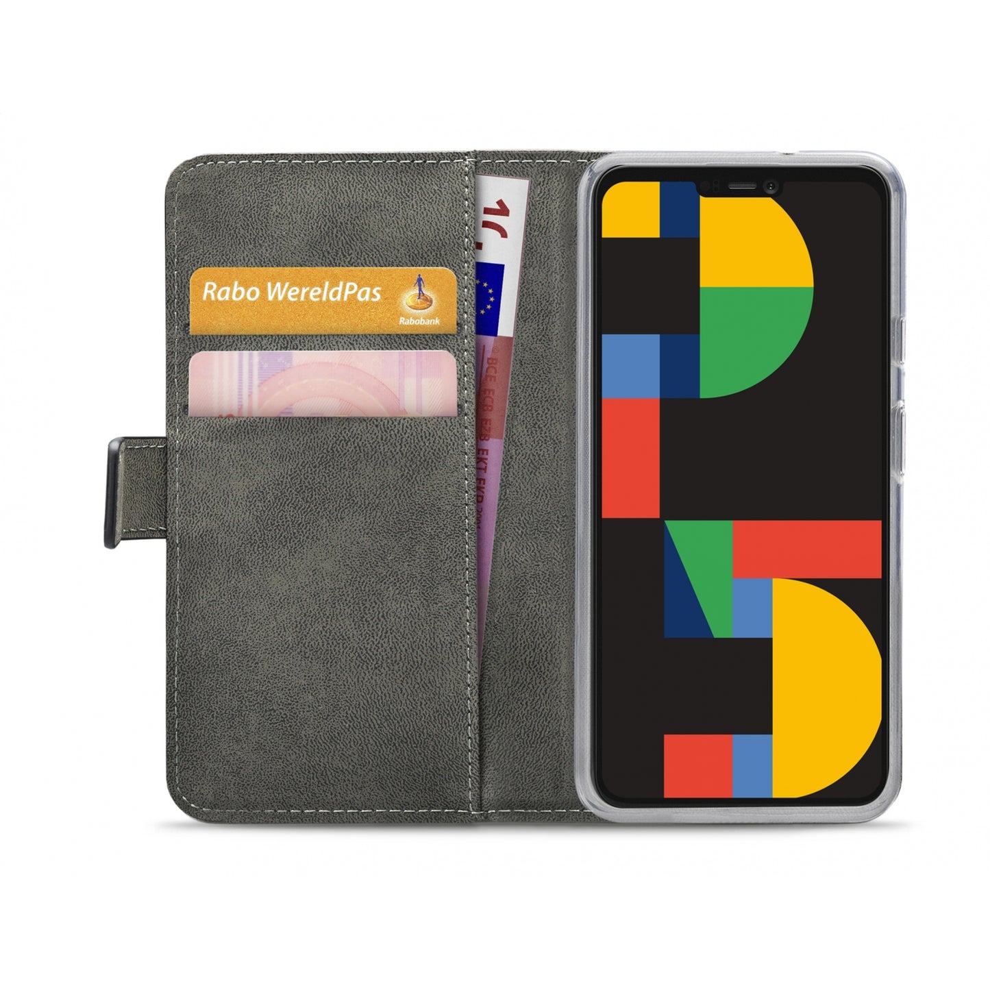 Mobilize Classic Gelly Wallet Book Case Google Pixel 5 Black
