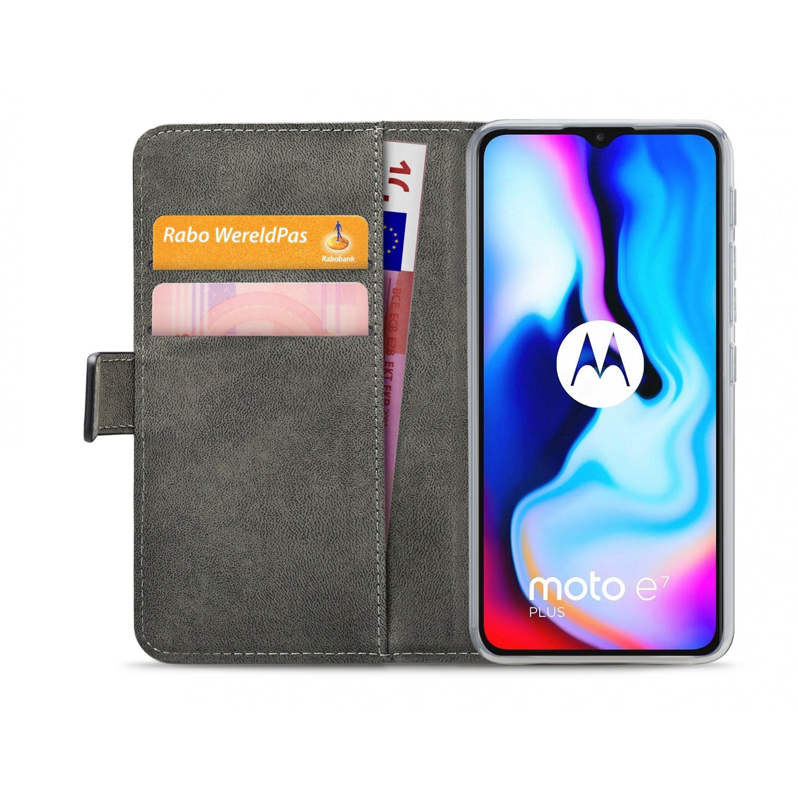 Mobilize Classic Gelly Wallet Book Case Motorola Moto E7 Plus/Moto G9 Play Black