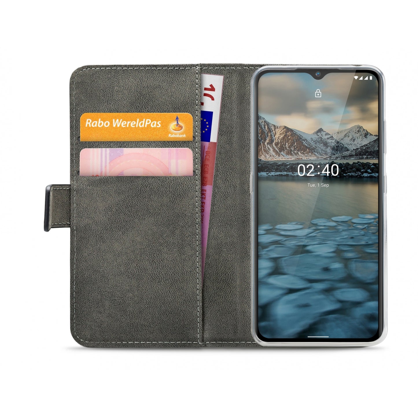 Mobilize Classic Gelly Wallet Book Case Nokia 2.4 Black
