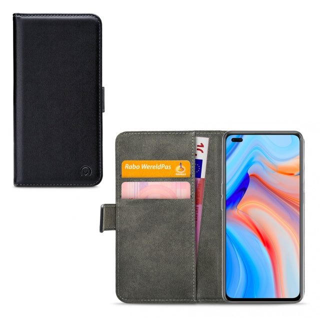 Mobilize Classic Gelly Wallet Book Case OPPO Reno4 5G Schwarz