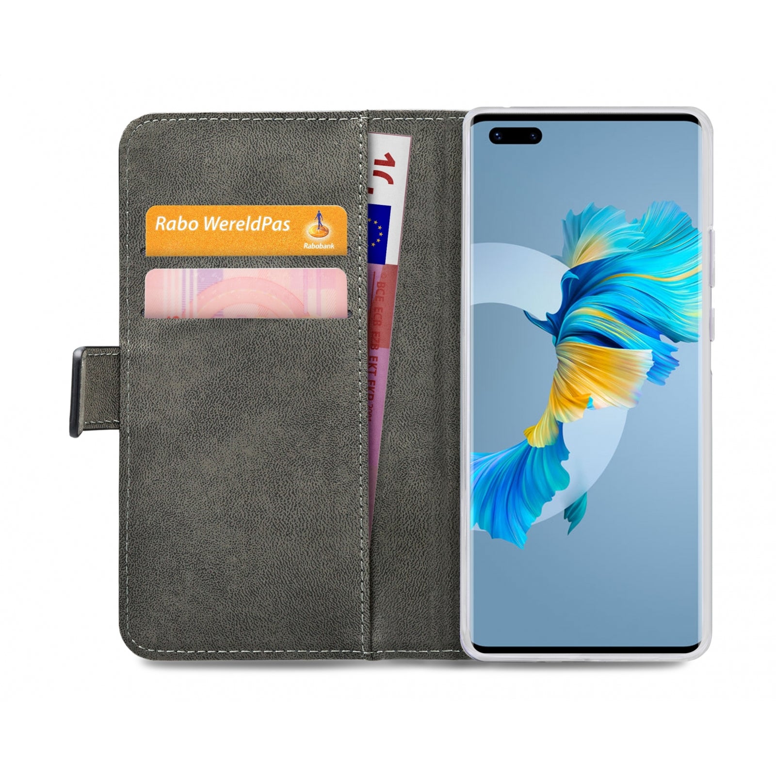 Mobilize Classic Gelly Wallet Book Case Huawei Mate 40 Pro Black
