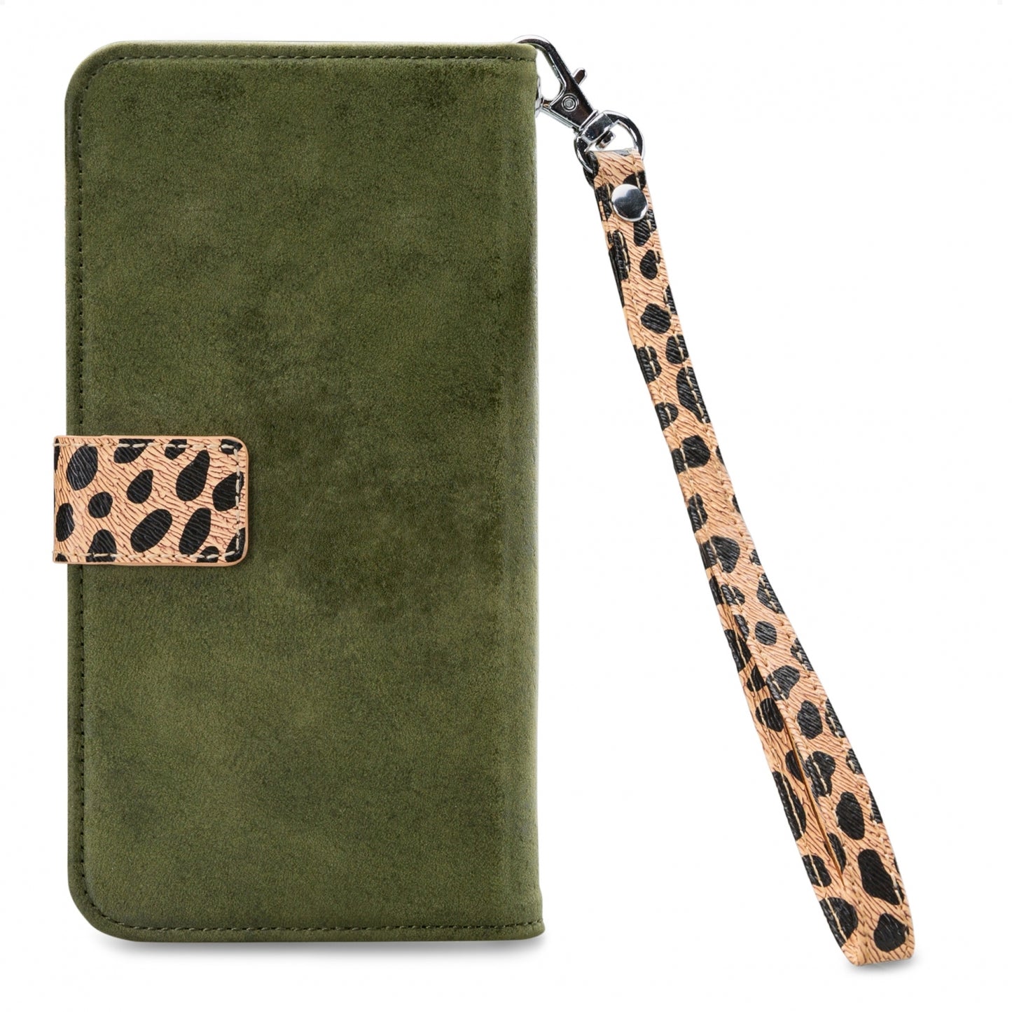 Mobilize 2in1 Magnet Zipper Case Samsung Galaxy A42/A42 5G Olive/Leopard