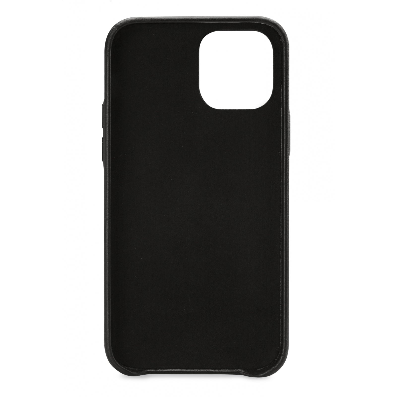 Senza Pure Leather Cover with Card Slot Apple iPhone 12 Mini Deep Black