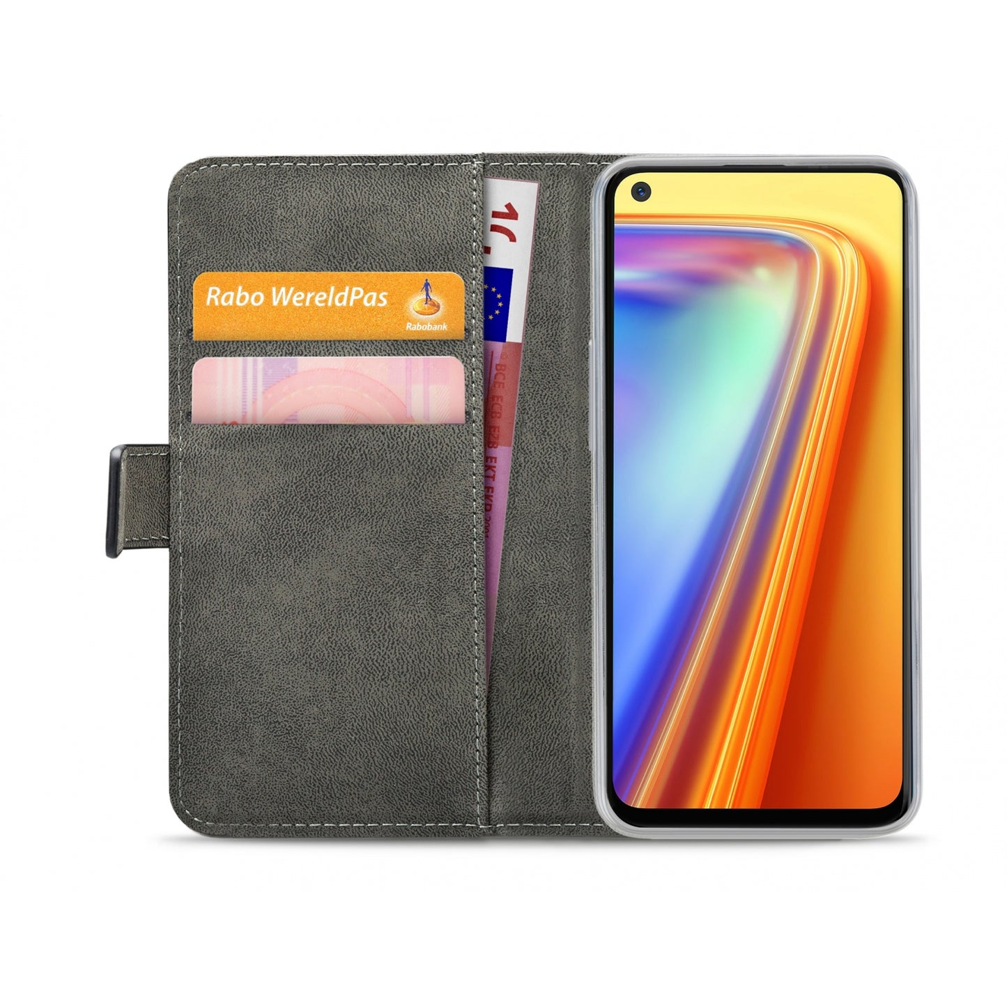 Mobilize Classic Gelly Wallet Book Case realme 7 Black