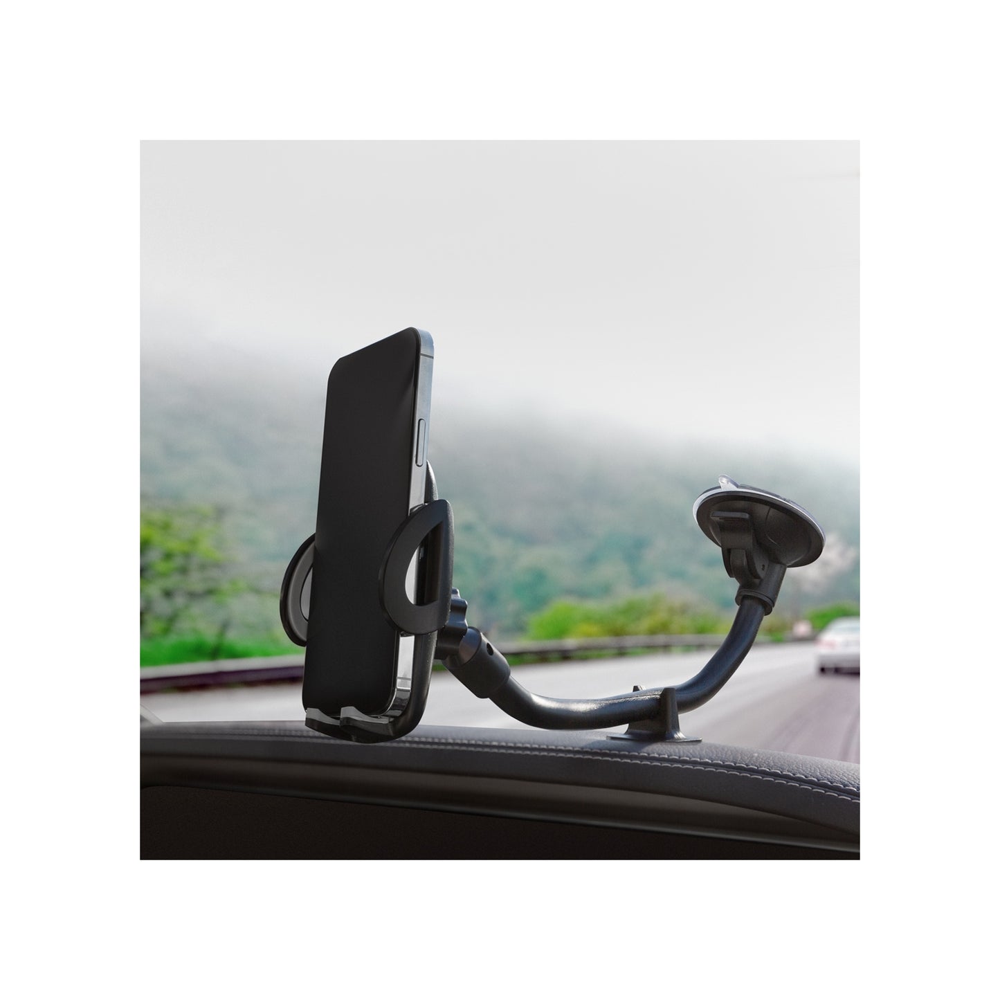 Mobilize Universal Gooseneck Car Holder Black