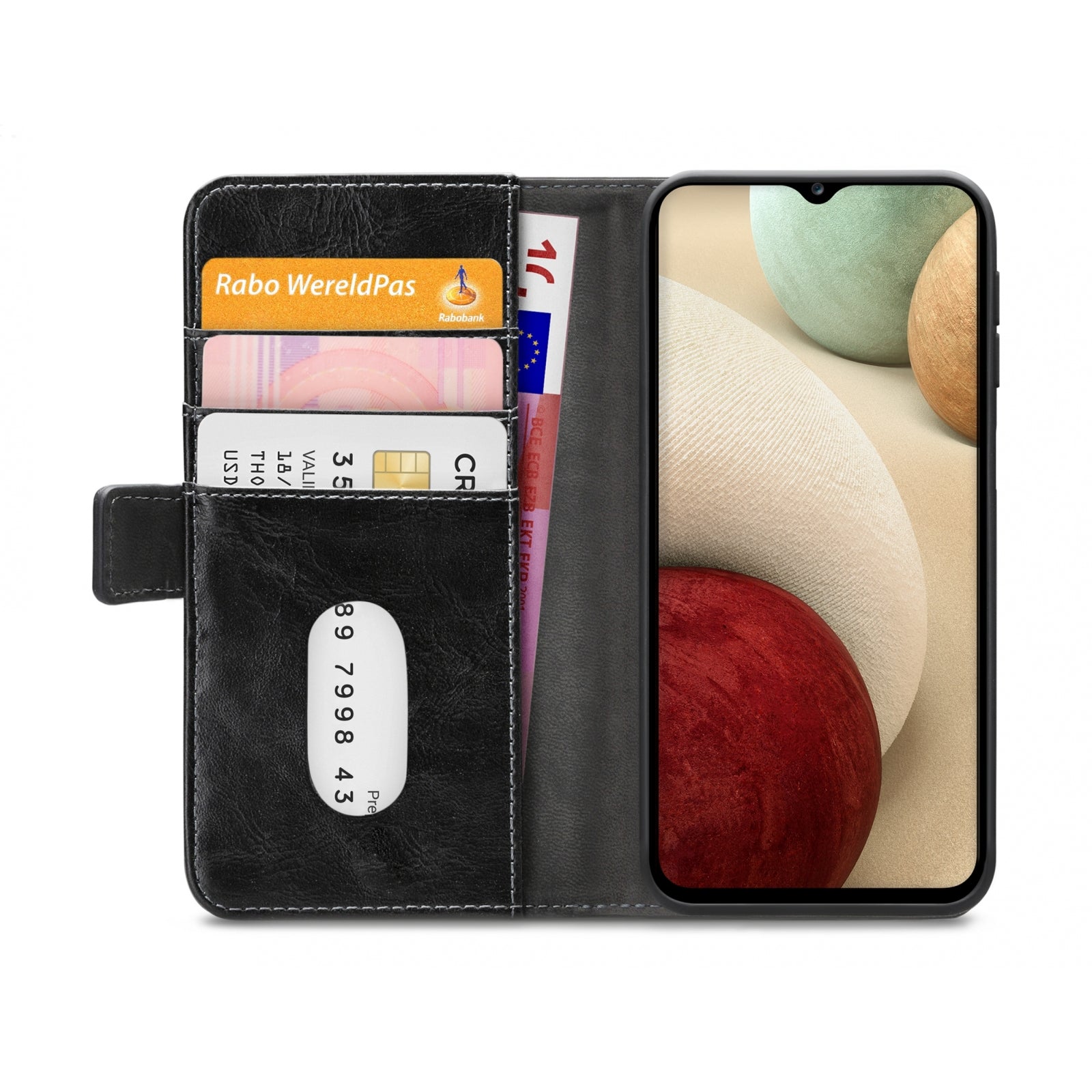 Mobilize Elite Gelly Wallet Book Case Samsung Galaxy A12/M12 Black