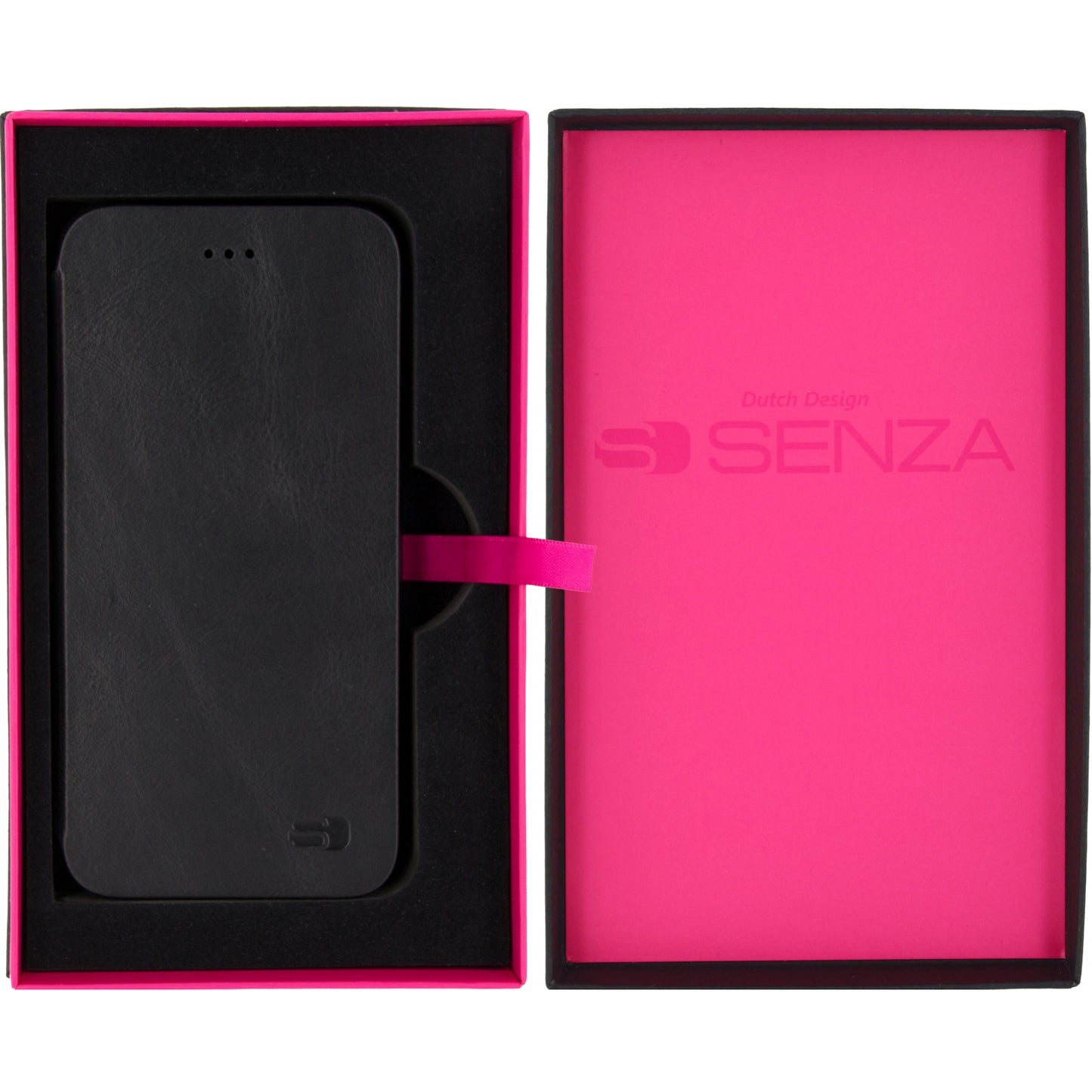 Senza Pure Skinny Leather Booklet Apple iPhone 6/6S Deep Black