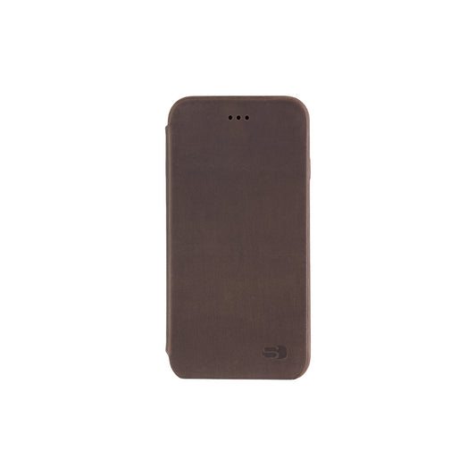 Senza Raw Skinny Leather Booklet Apple iPhone 6/6S Chestnut Brown