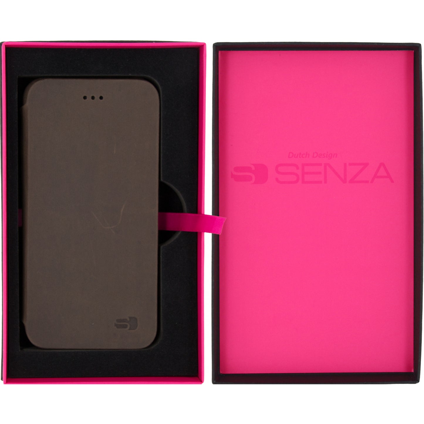 Senza Raw Skinny Leather Booklet Apple iPhone 6/6S Chestnut Brown