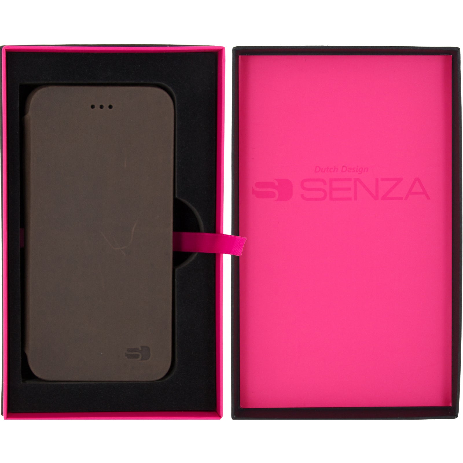 Senza Raw Skinny Leather Booklet Apple iPhone 6/6S Chestnut Brown