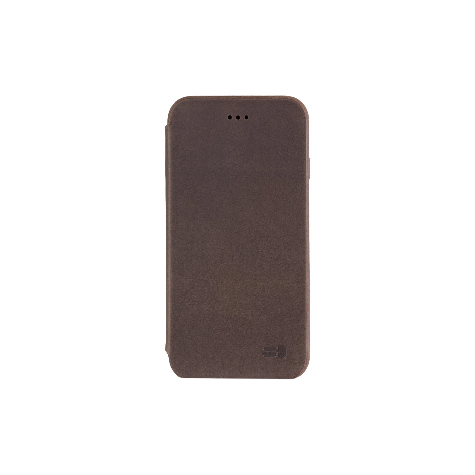Senza Raw Skinny Leather Booklet Apple iPhone 7 Plus/8 Plus Chestnut Brown