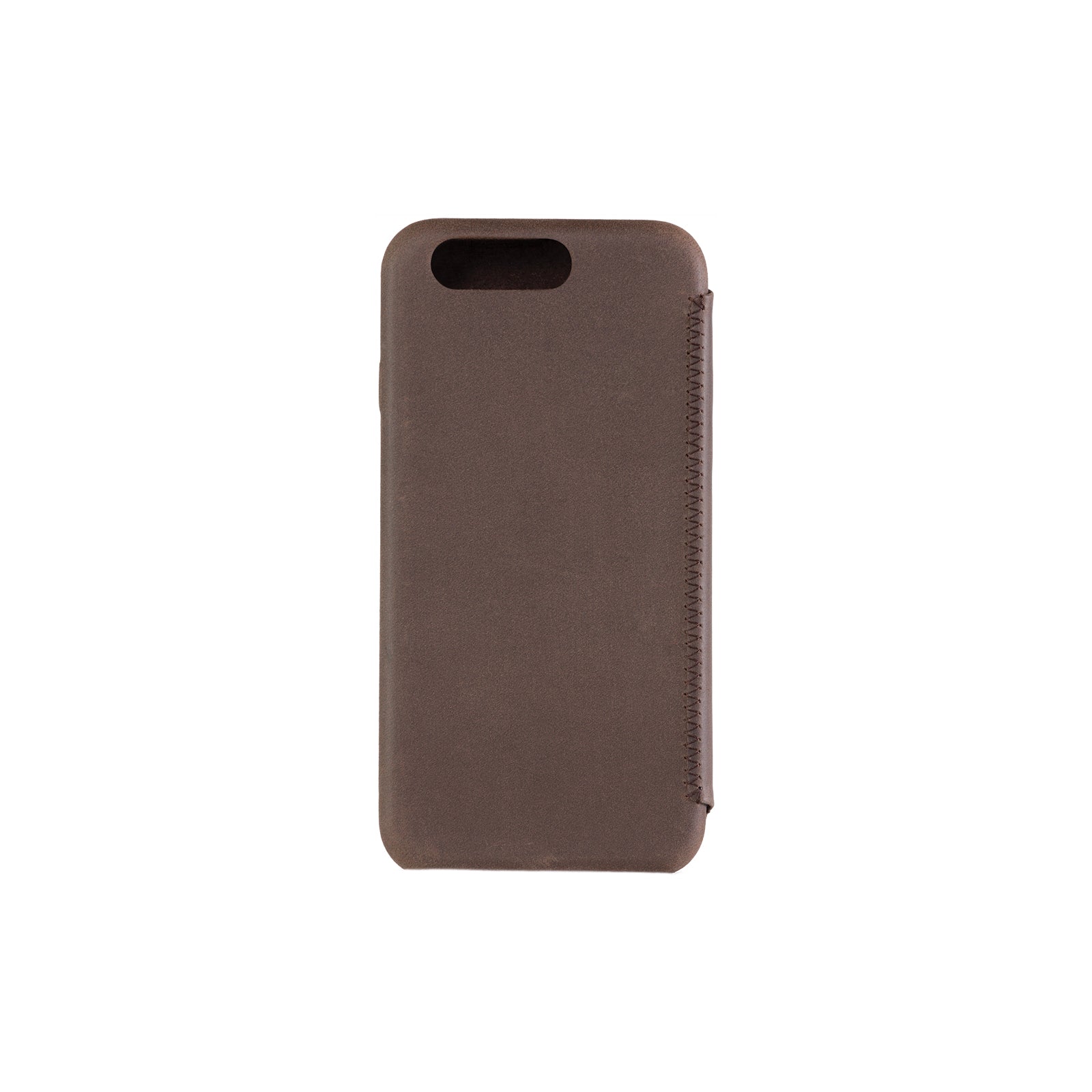 Senza Raw Skinny Leather Booklet Apple iPhone 7 Plus/8 Plus Chestnut Brown