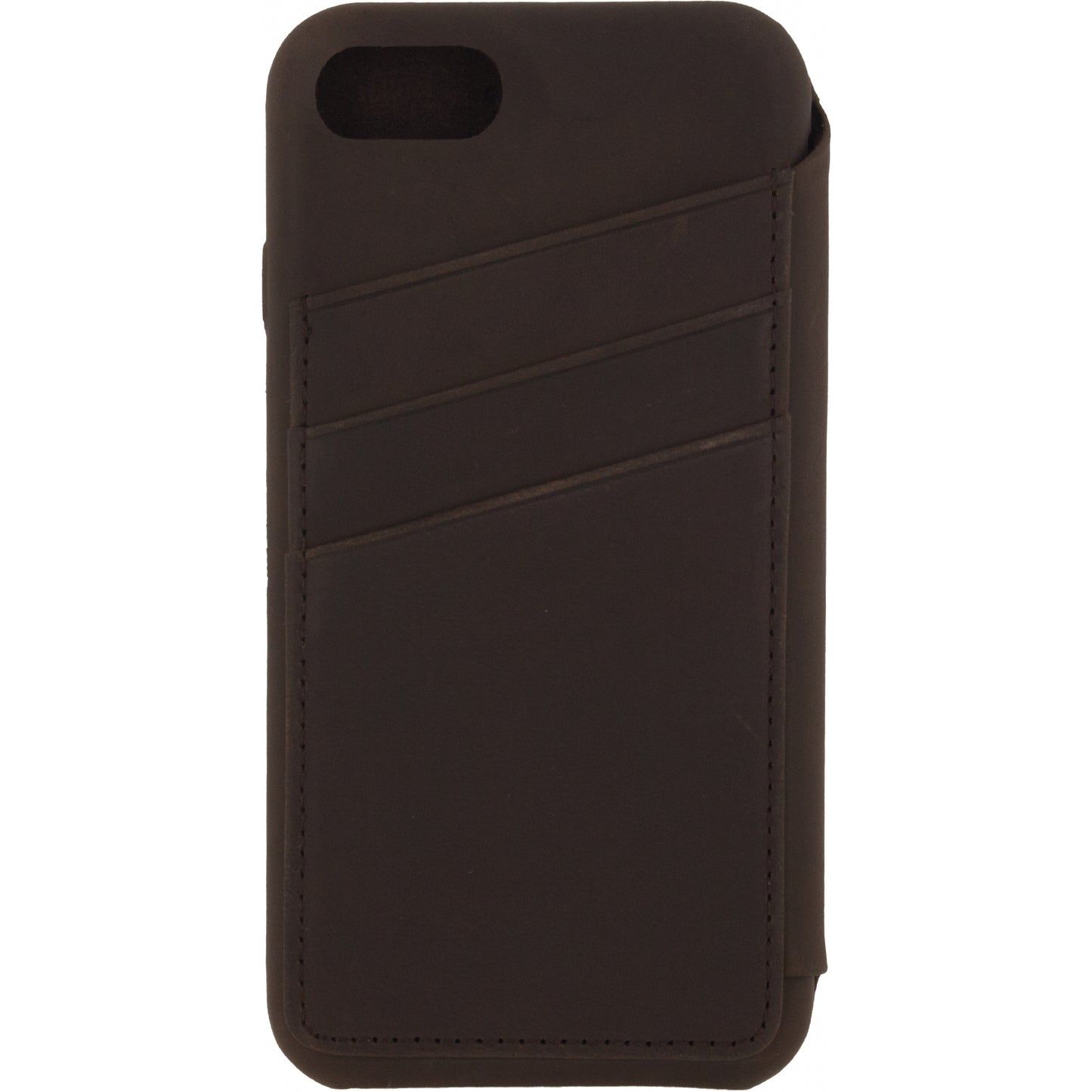 Senza Raw Skinny Leather Wallet Apple iPhone 7/8/SE (2020/2022) Chestnut Brown