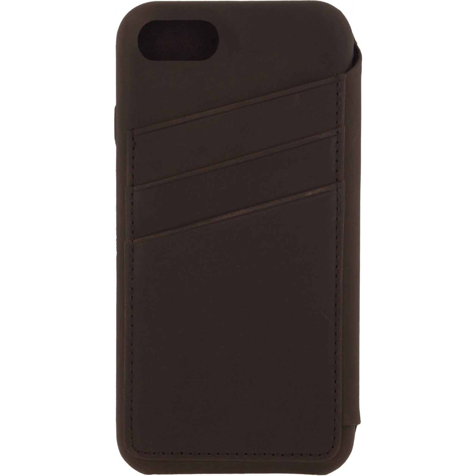 Senza Raw Skinny Leather Wallet Apple iPhone 7/8/SE (2020/2022) Chestnut Brown