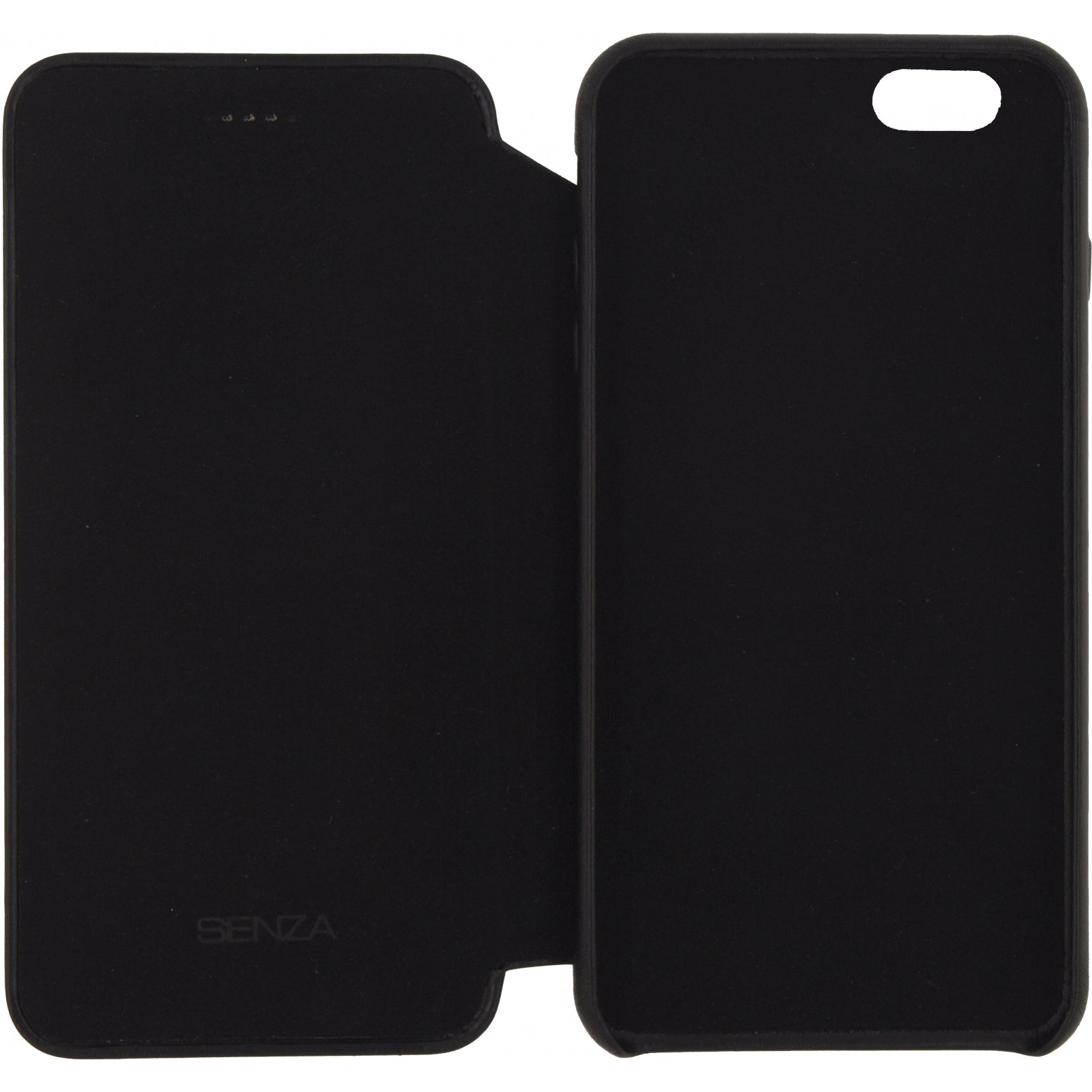 Senza Pure Skinny Leather Wallet Apple iPhone 6/6S Deep Black