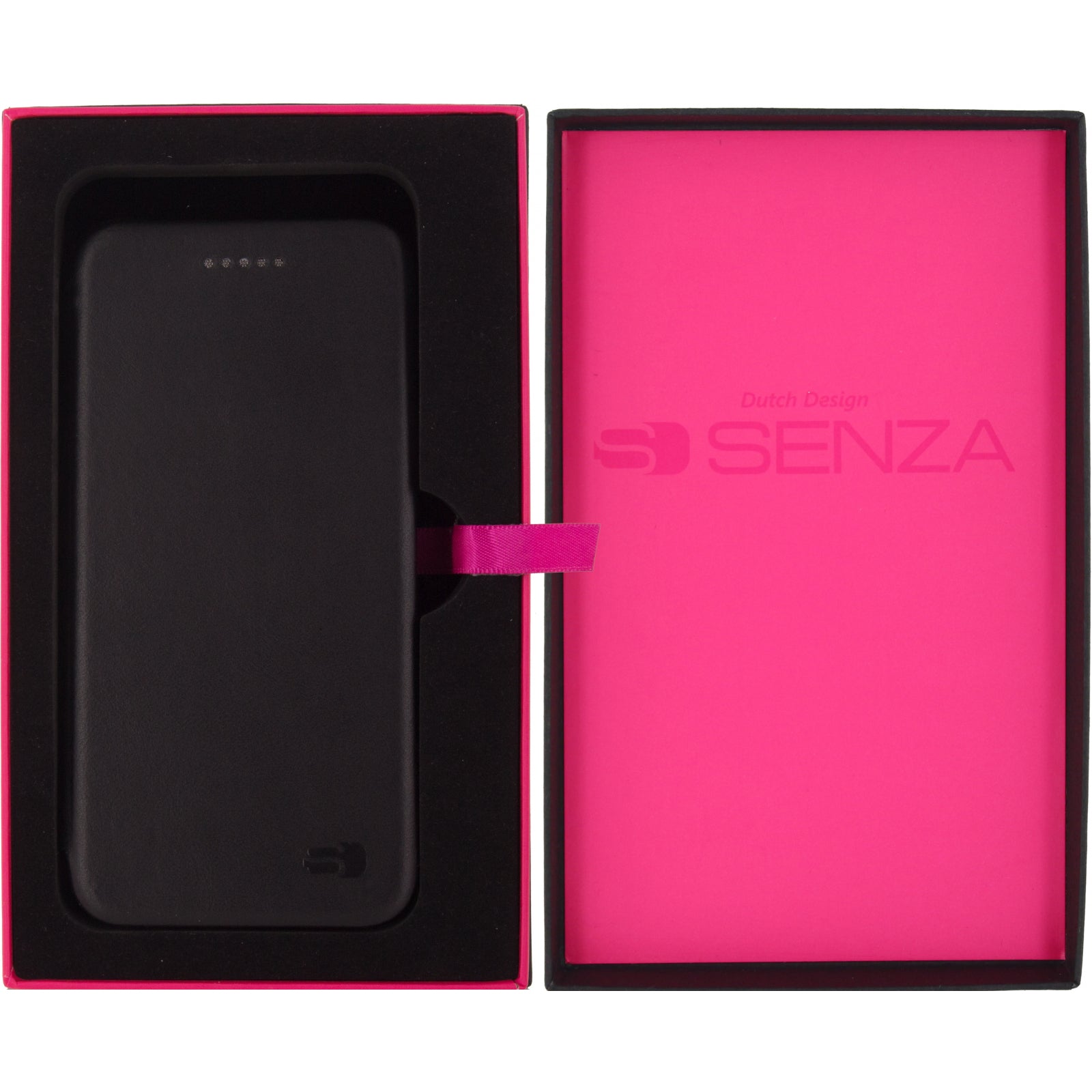 Senza Pure Skinny Leather Wallet Apple iPhone 6/6S Deep Black