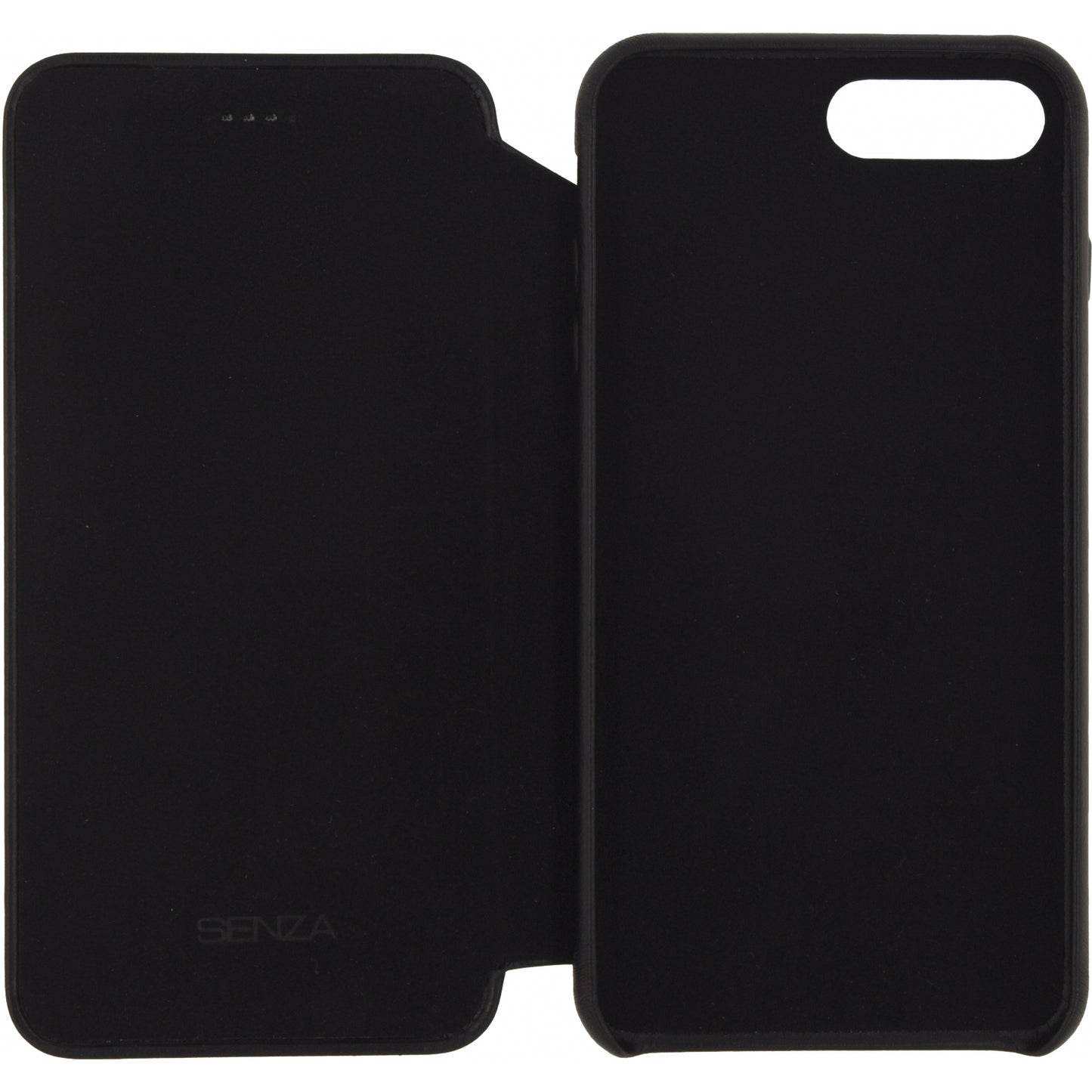 Senza Pure Skinny Leather Wallet Apple iPhone 7 Plus/8 Plus Deep Black