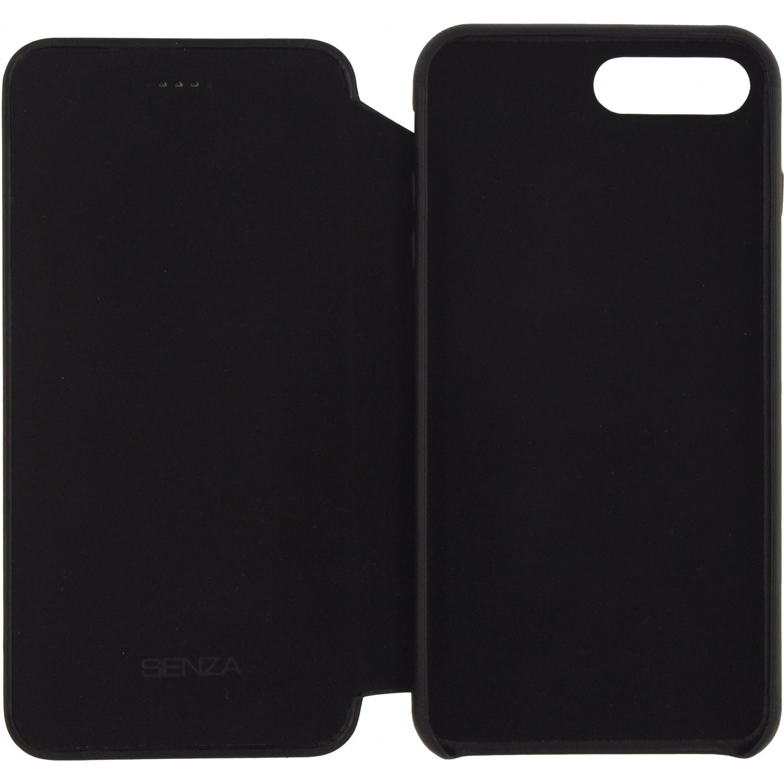 Senza Pure Skinny Leather Wallet Apple iPhone 7 Plus/8 Plus Deep Black
