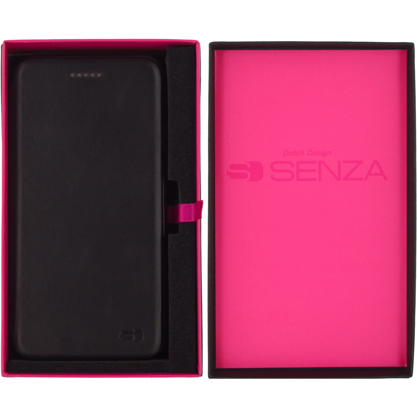 Senza Pure Skinny Leather Wallet Apple iPhone 7 Plus/8 Plus Deep Black
