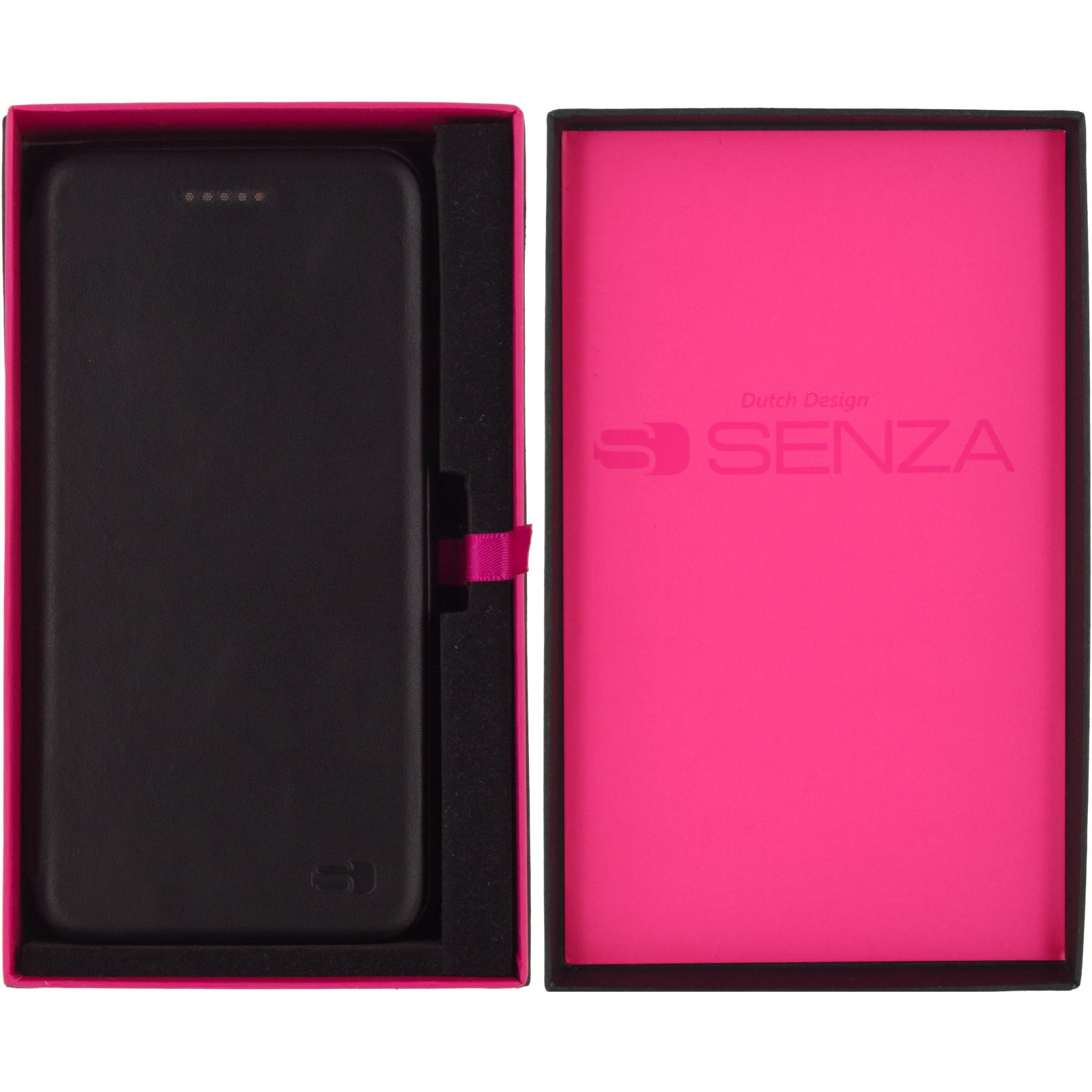 Senza Pure Skinny Leather Wallet Apple iPhone 7 Plus/8 Plus Deep Black