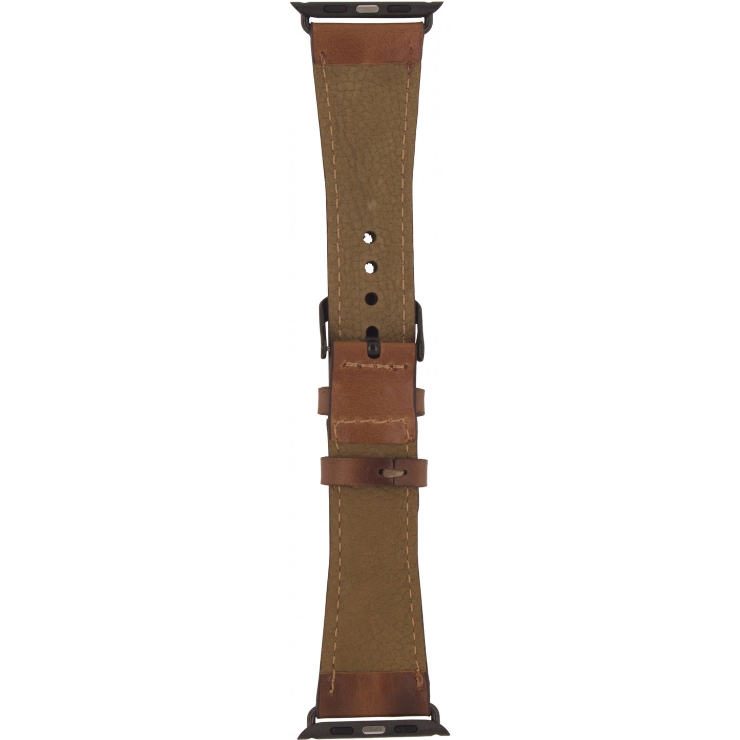Senza Desire Leather Strap Apple Watch 38mm Burned Cognac