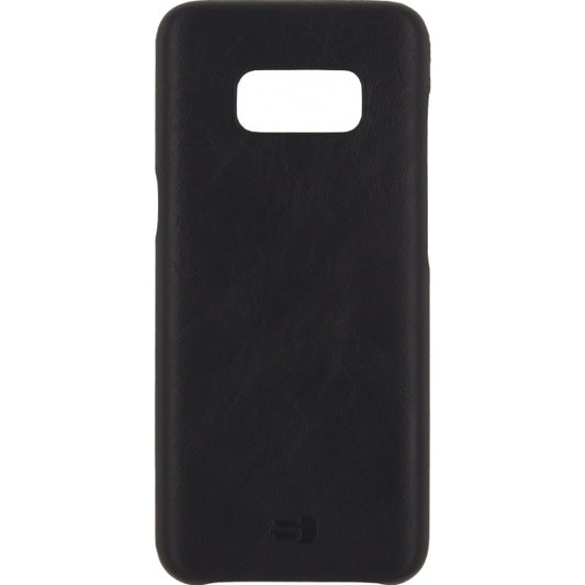 Senza Pure Leather Cover Samsung Galaxy S8 Tiefschwarz
