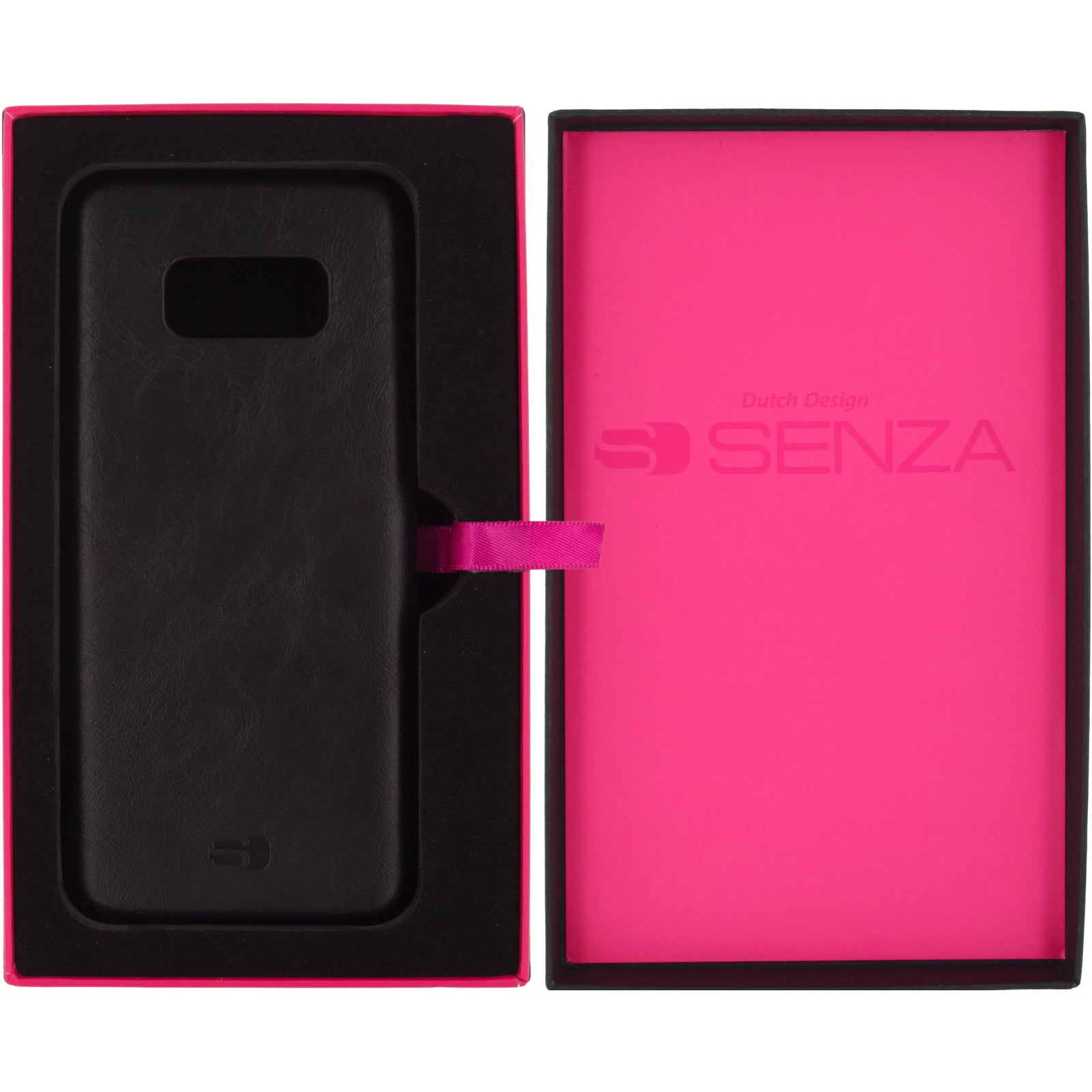 Senza Pure Leather Cover Samsung Galaxy S8 Deep Black