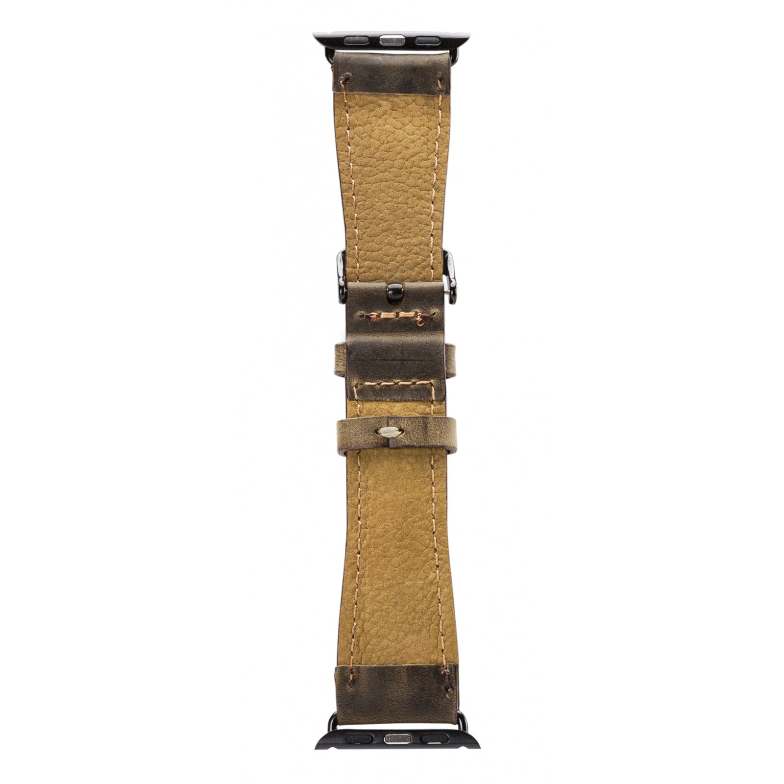 Senza Raw Leather Strap Apple Watch 42mm Chestnut Brown