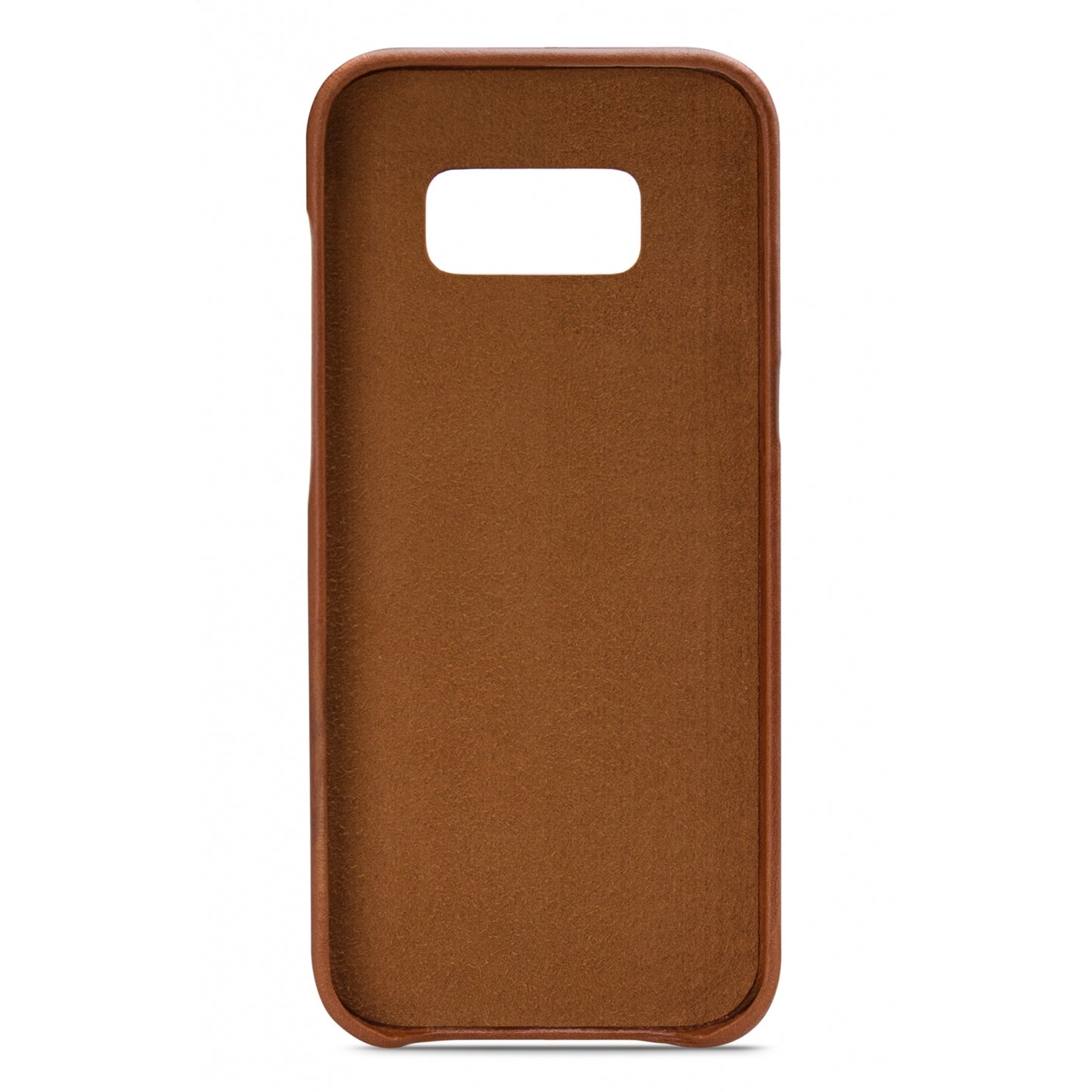 Senza Desire Leather Cover Samsung Galaxy S8+ Burned Cognac