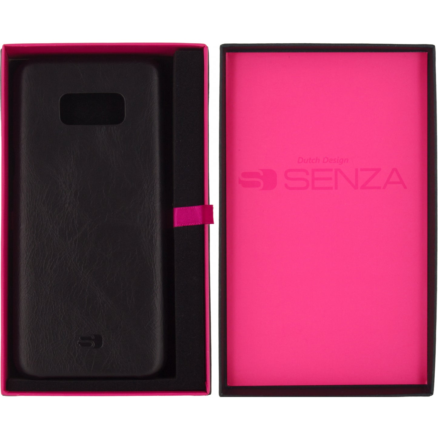 Senza Pure Leather Cover Samsung Galaxy S8+ Deep Black