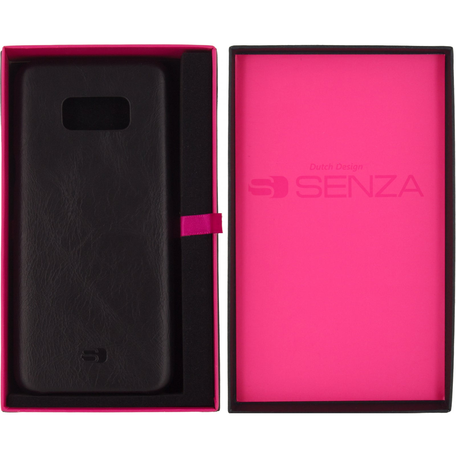 Senza Pure Leather Cover Samsung Galaxy S8+ Deep Black